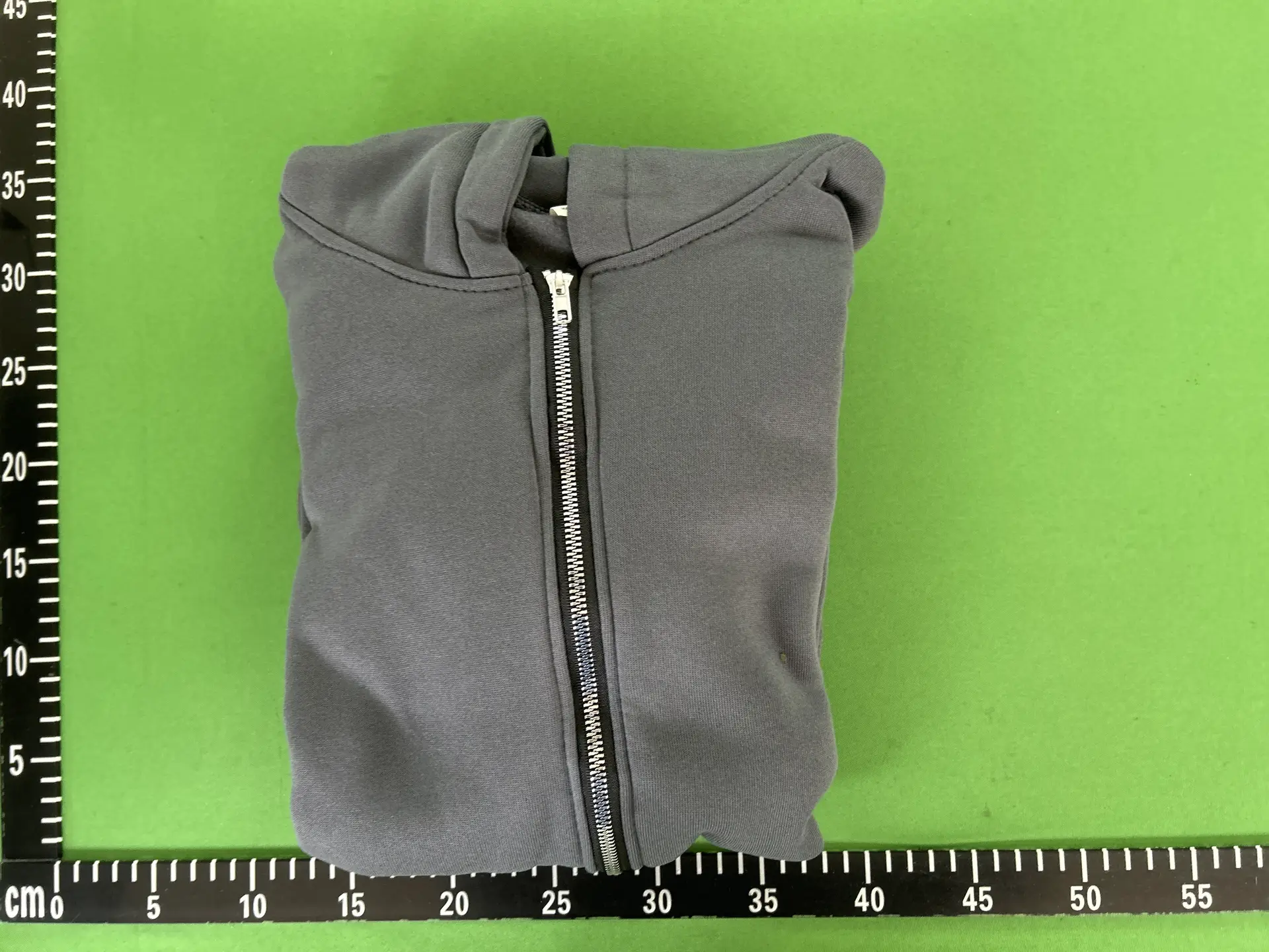 Zip-up hoodie charcoal