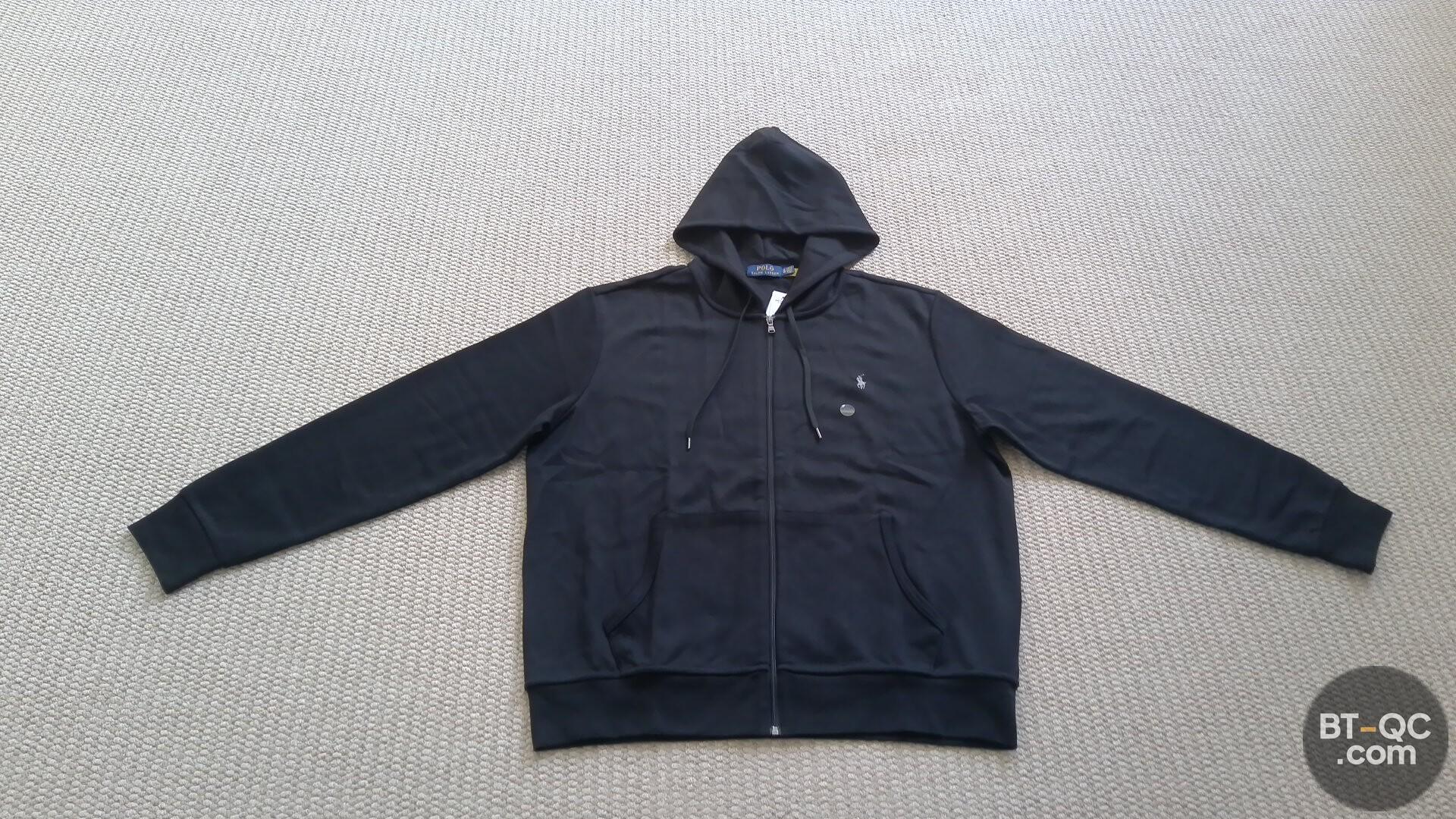 Ralph Lauren Zip Hoodie Black QC
