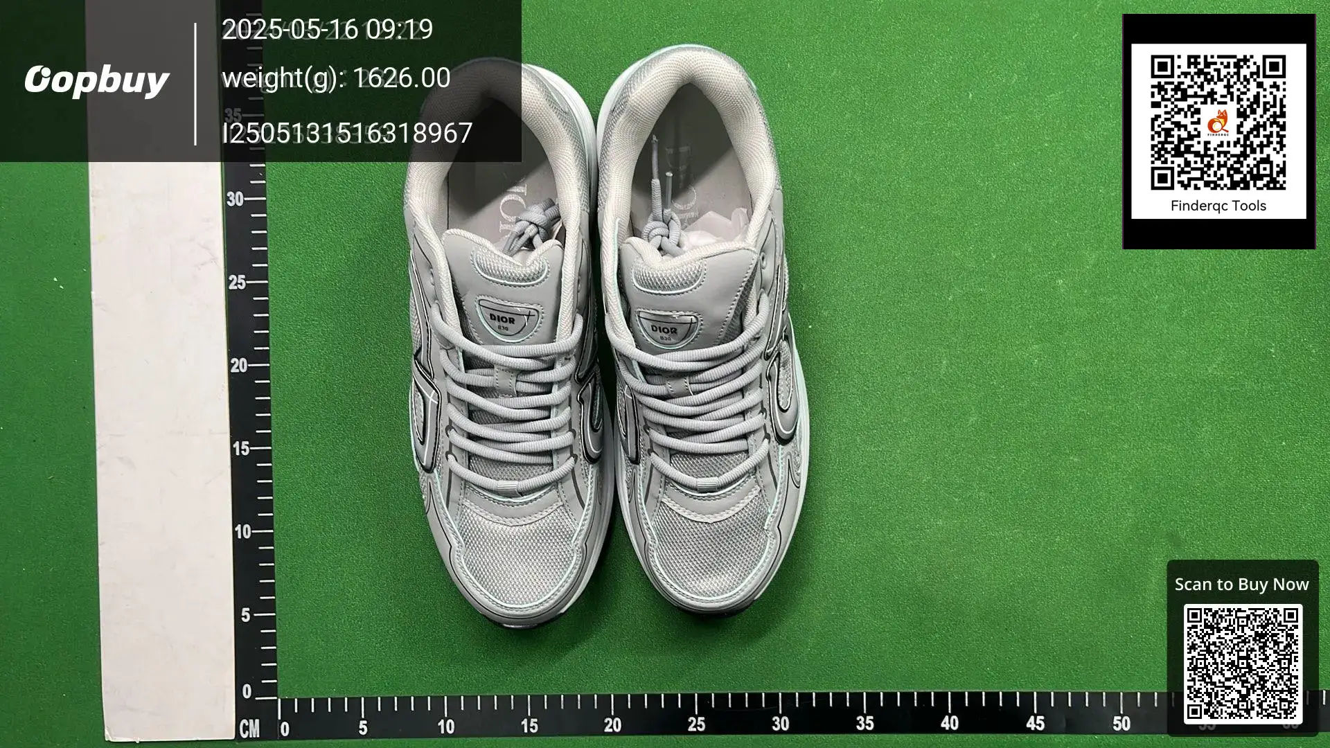 Dior B30 Sneakers Grey