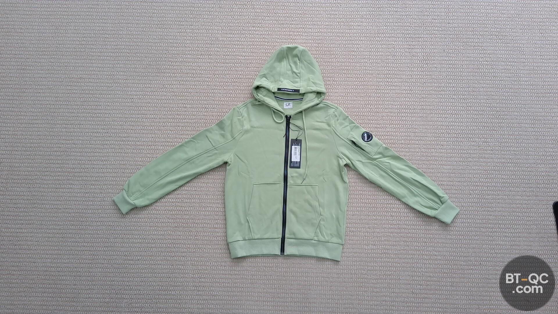 C.P. Company Light Green Zip Hoodie QC