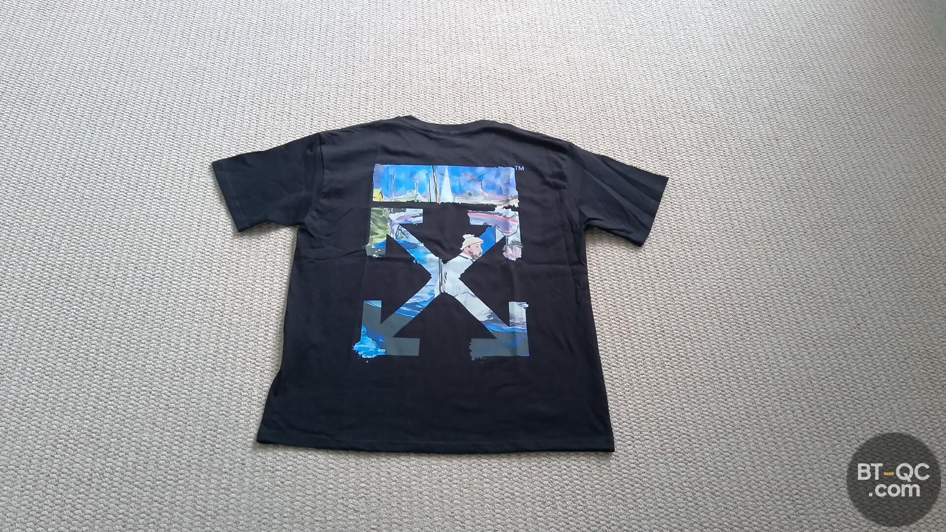Off-White Black Graphic T-Shirt QC