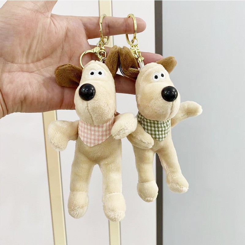 Cartoon Dog Plush Toy Pendant Small Accessory Doll Claw Machine Doll Keychain Gift for Girls