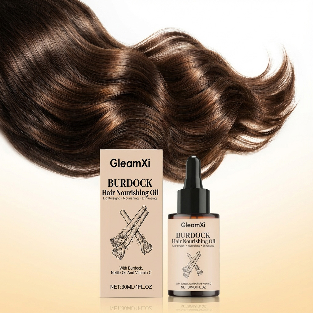 Gleamxi Light Moisturizing Hair Care Essence Oil Is Gentle and Moisturizing, Naturally Lightens Hair, Cares for It, Makes It Flexible and Smooth