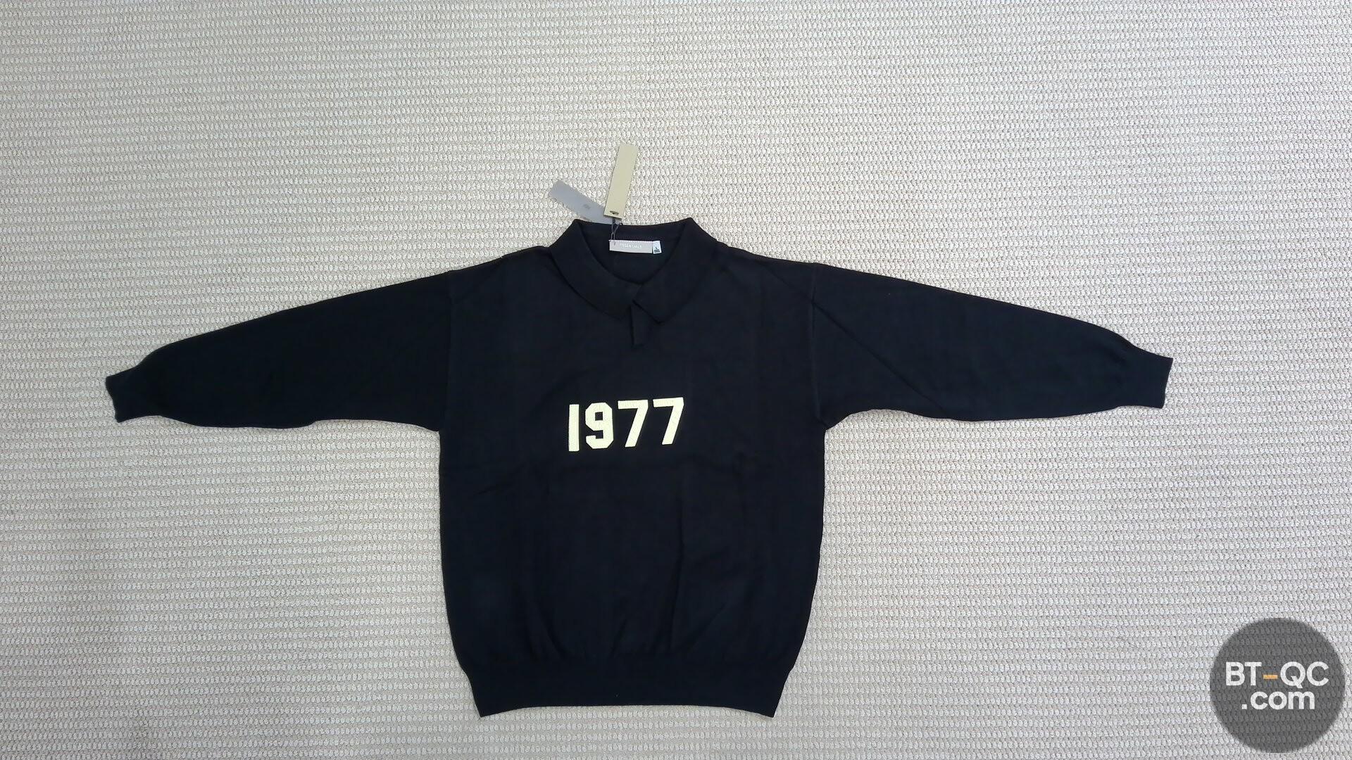 Essentials 1977 Black Sweater QC