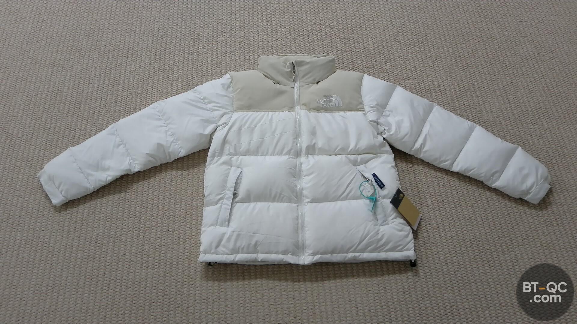 The North Face 600 White Beige Puffer Jacket QC