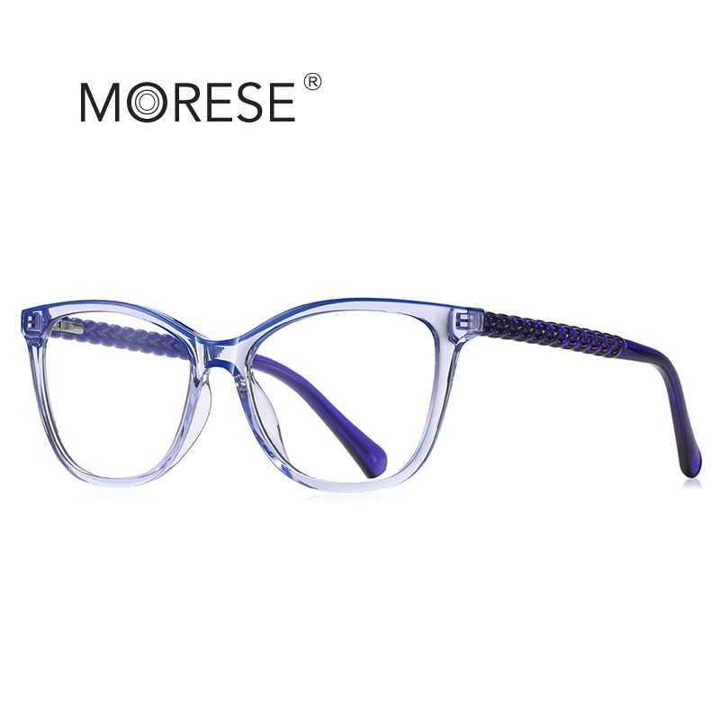 Amazon spring hot TR90 anti-blue light glasses 2138 Full Frame fashion personality trend optical glasses spot