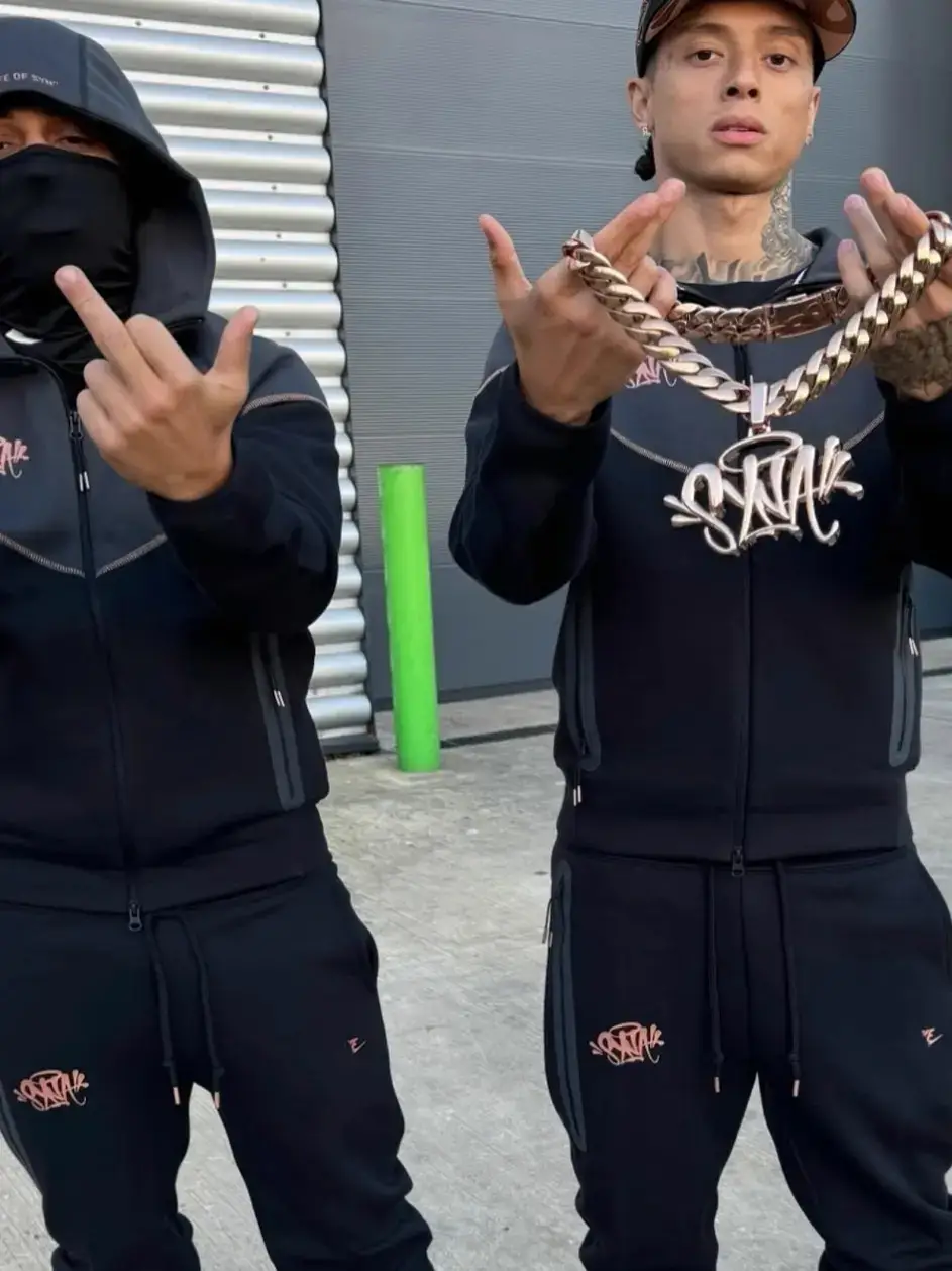 Synaworld Joint Model Windrunner Suit Fashion Star Same Style Ukdripdrill hip hop Rap Street