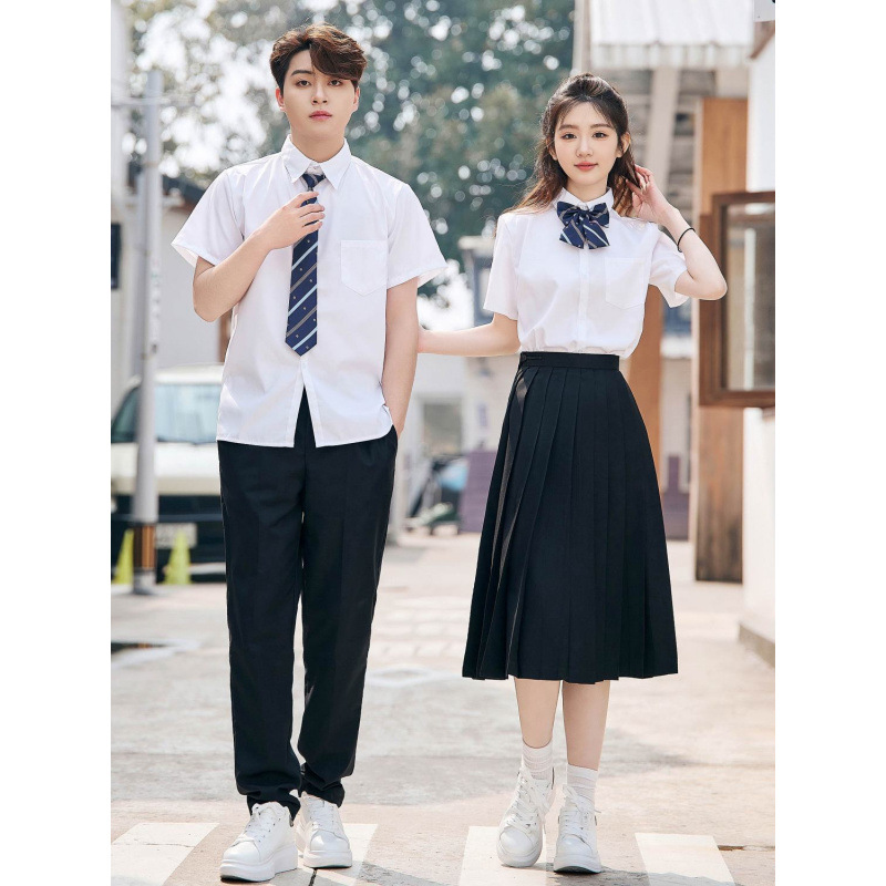 Graduation Photo Class Uniform College Style Choir Performance Uniform Long Skirt Junior High School Student Poetry Recitation Competition