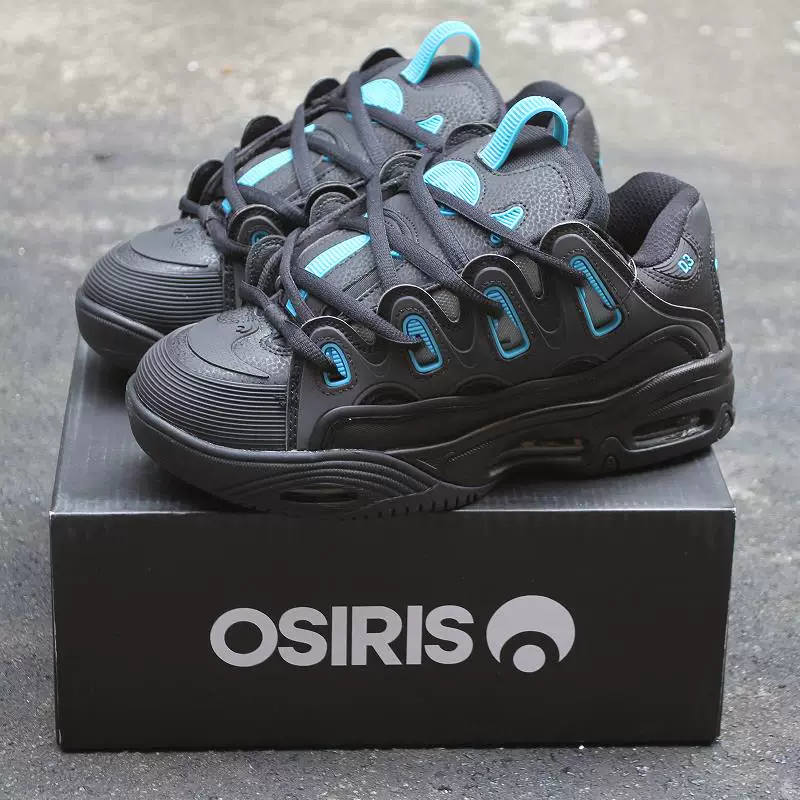 Same OSIRIS Skateboarding Shoes D3 Air Cushion Cushion for Male and Female Couples 3M Low cut Reflective Wear resistant Comfortable Sport SK8