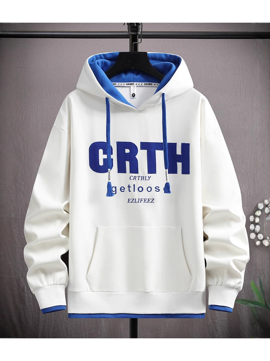 Spring 13-year-old boy trendy sweater 15 teenagers long-sleeved top 12 junior high school students 14 older children sports jacket