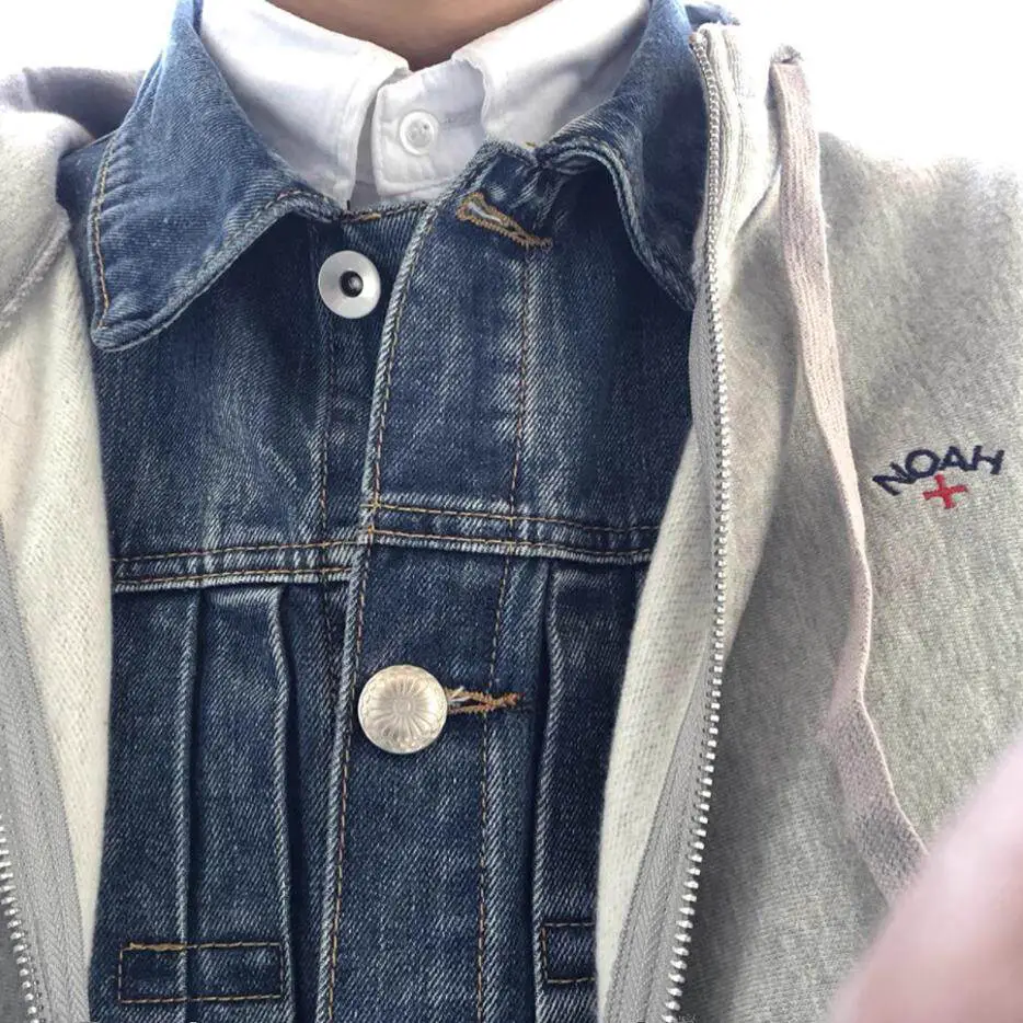 Noah Classic Zipper Hooded Spring and Autumn Sweatshirt Thin Fleece Cardigan Embroidered Unisex Simple Couple Long-Sleeve Hoodie