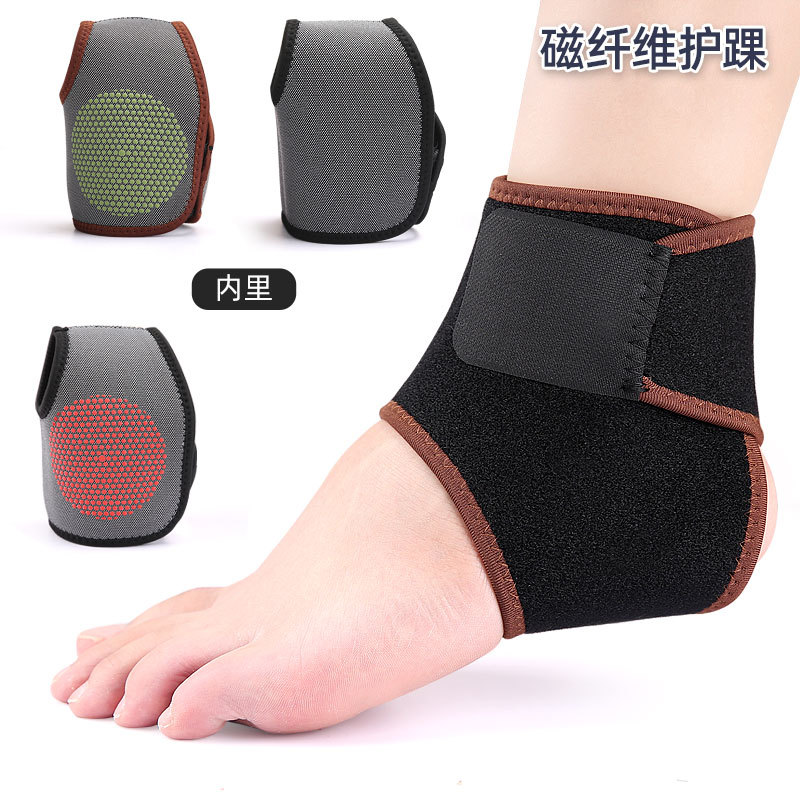 Magnetic Fiber Cloth Ankle Protector Self-heating Ankle Warmer Outdoor Sports Ankle Protector