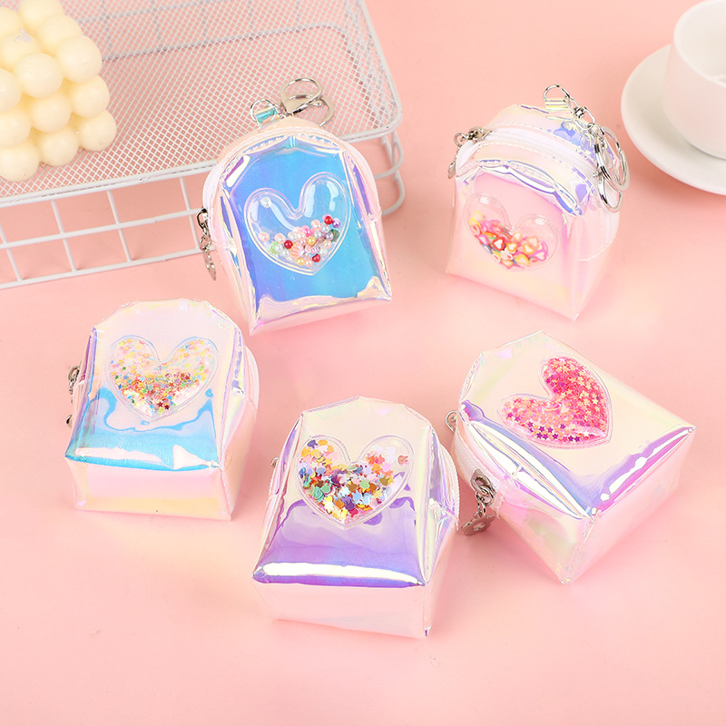 Bags for Women 2026 New Style Transparent Jelly Coin Purse Student Portable Mini School Bag Cartoon Cute Small Wallet