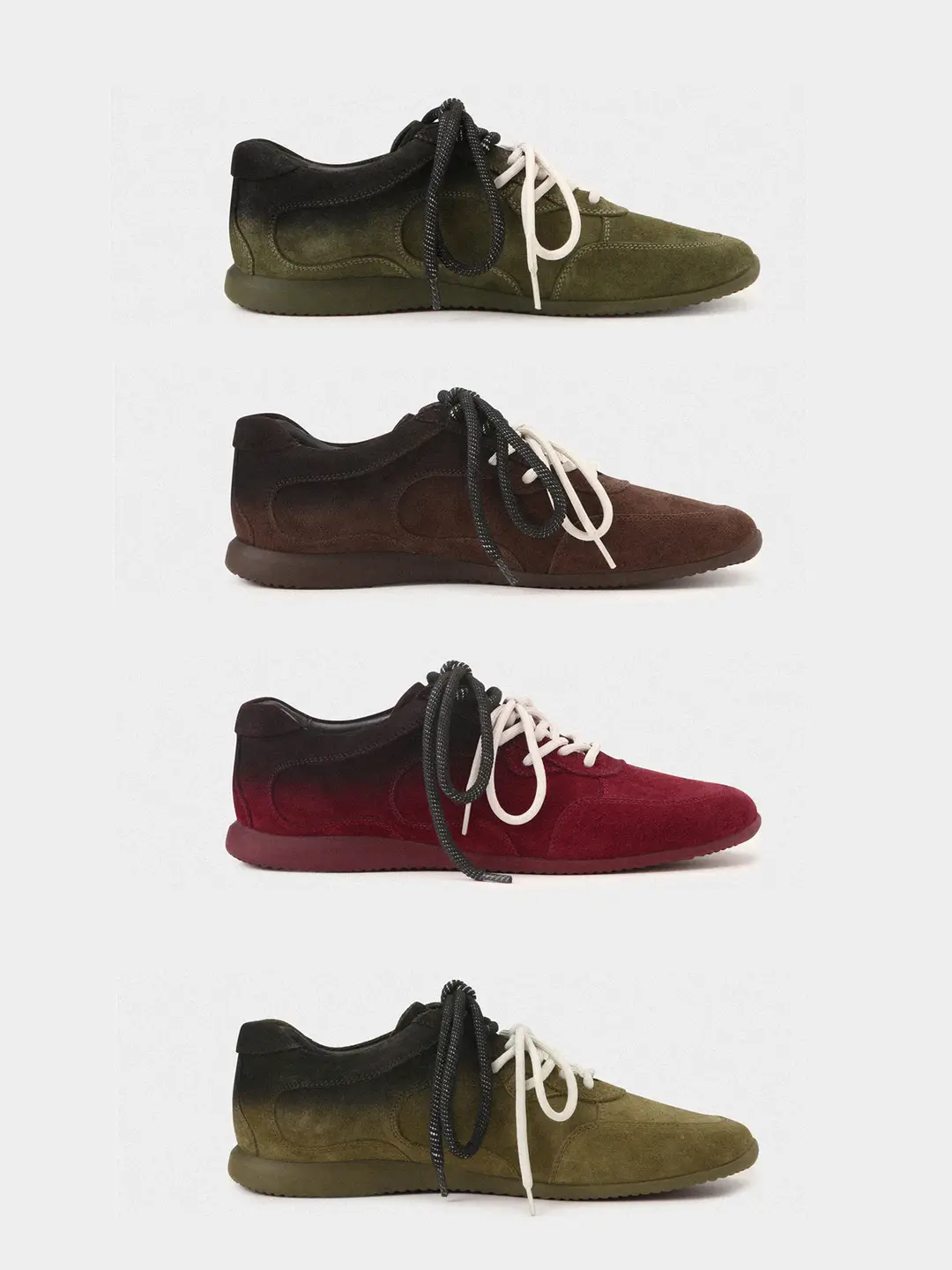 Borrowed Project 006 Multi-Strap Spray-Painted Moral Training Shoes with Contrasting Colors, Casual Sports Height-Increasing Thin-Soled Shoes