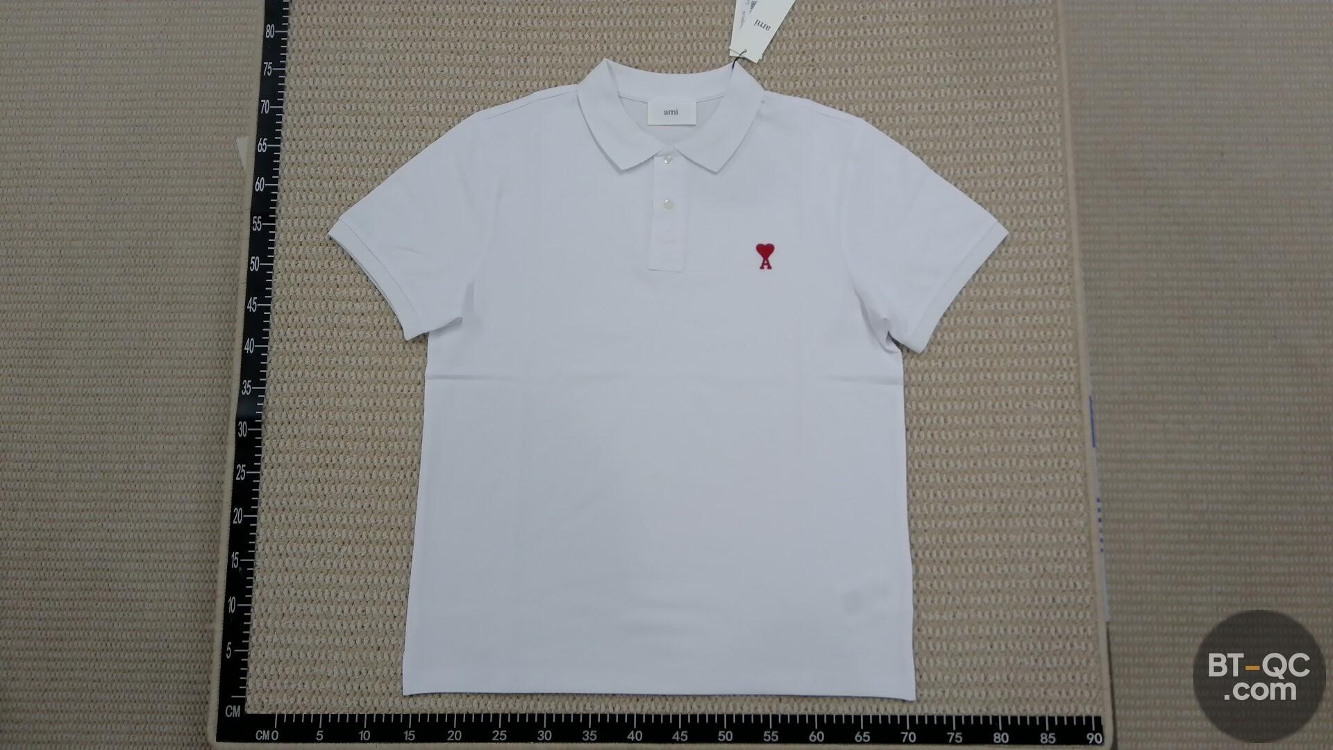 Ami Polo Shirt White QC