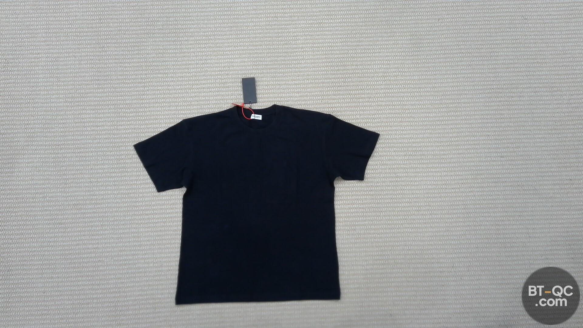 Saint Laurent Paris Black T-Shirt QC