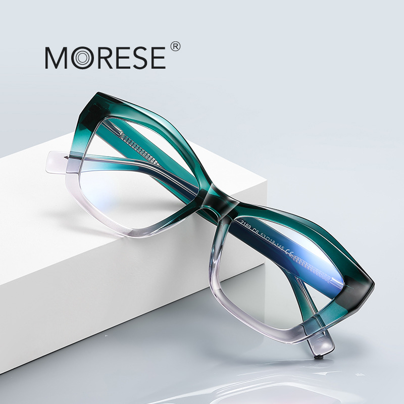TR new anti-blue light glasses 2169 European and American fashion plain glasses niche ins style progressive color glasses frame in stock