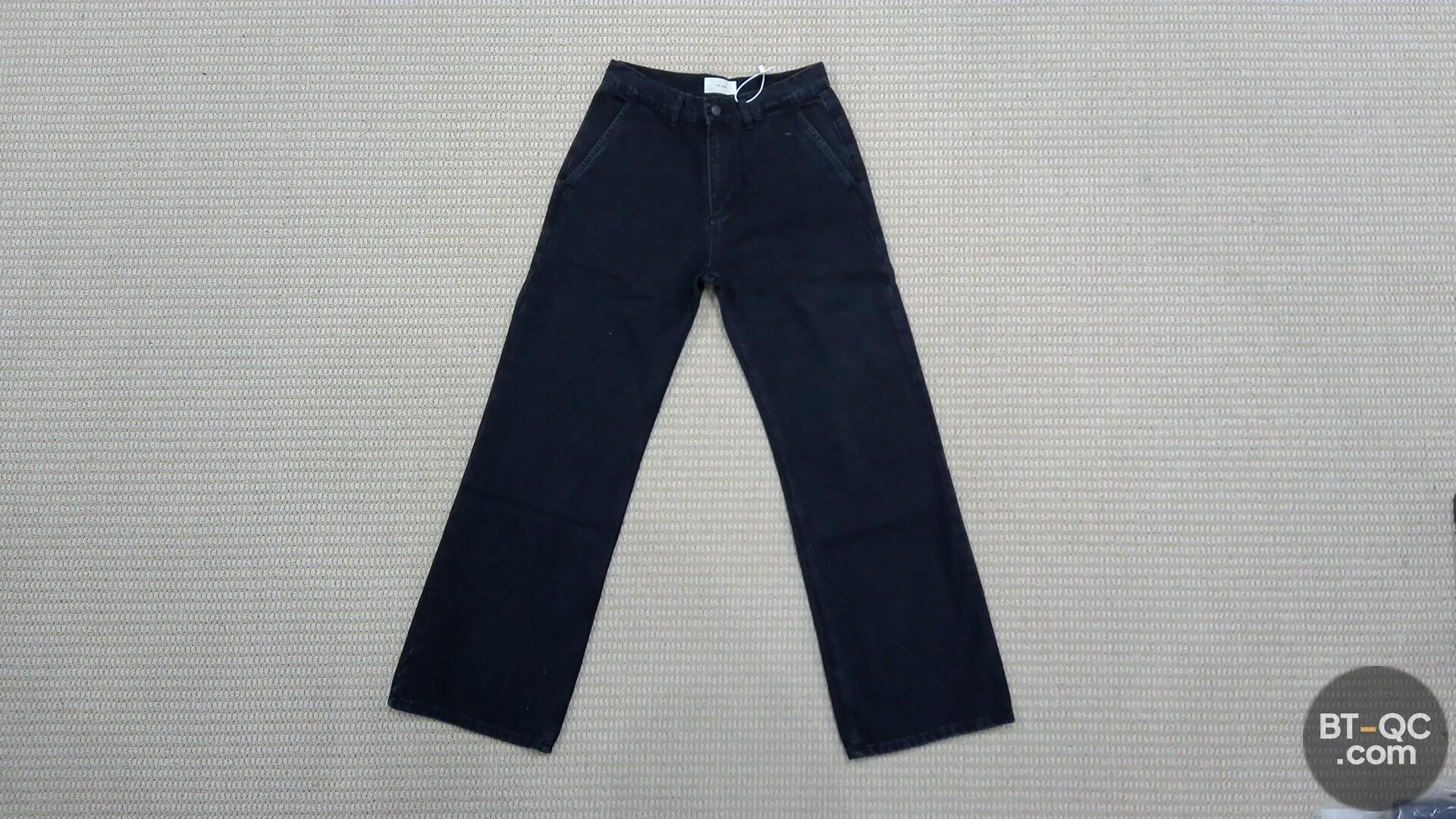 The Row Black Wide Leg Pants QC