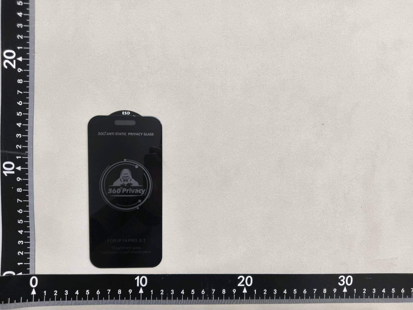 0.4mm Diamond Gorilla Tempered Glass Screen Protector Suitable for iPhone 15 Pro Max High-Definition Protective Film 13/14Pro High Aluminum Anti-Static Apple 12 Anti-Peep Full Screen 15Plus Phone Screen Protector QC