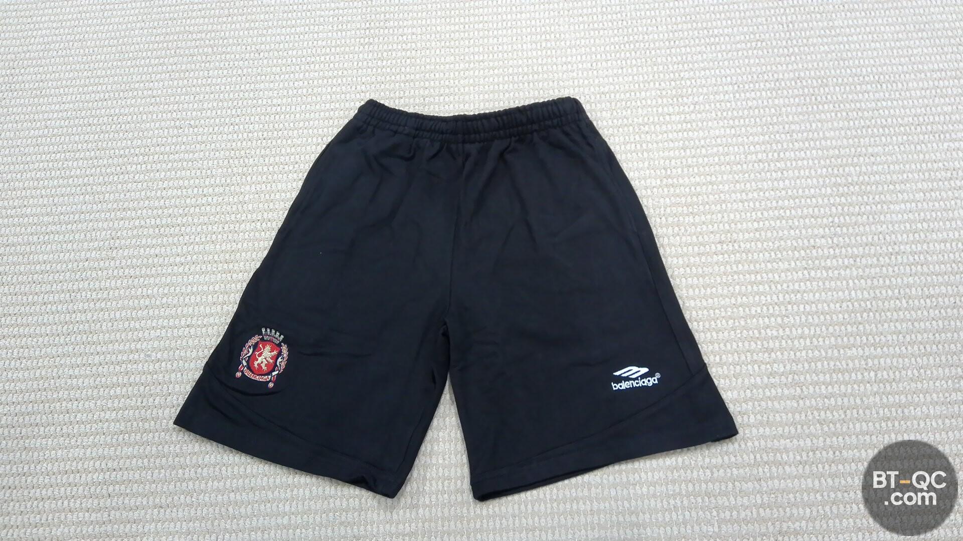 Balenciaga Running Cheetahs Black Shorts QC