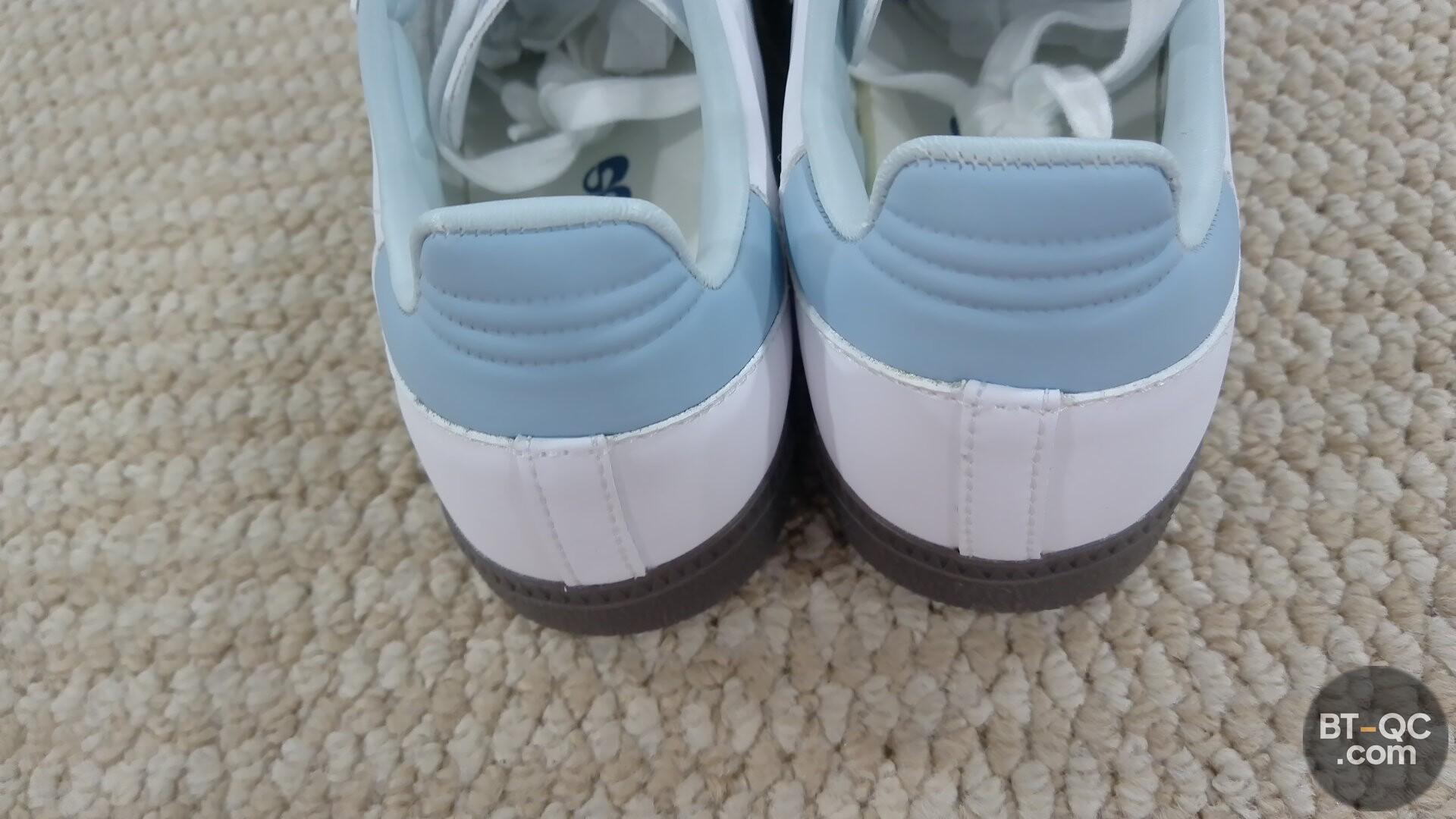 Adidas Samba Sneakers White Light Blue — QC 照片 3