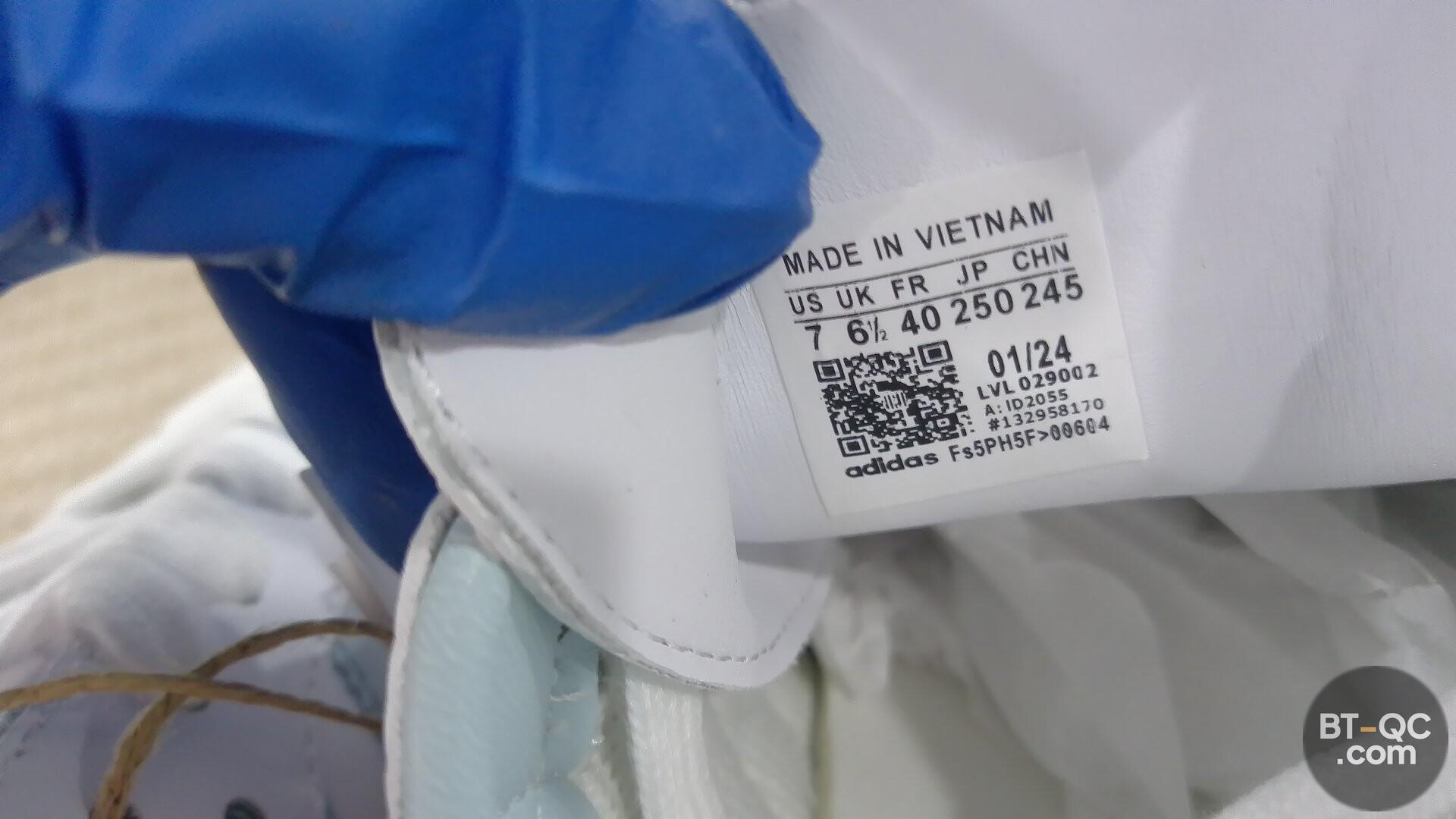 Adidas Samba Sneakers White Light Blue — QC 照片 2