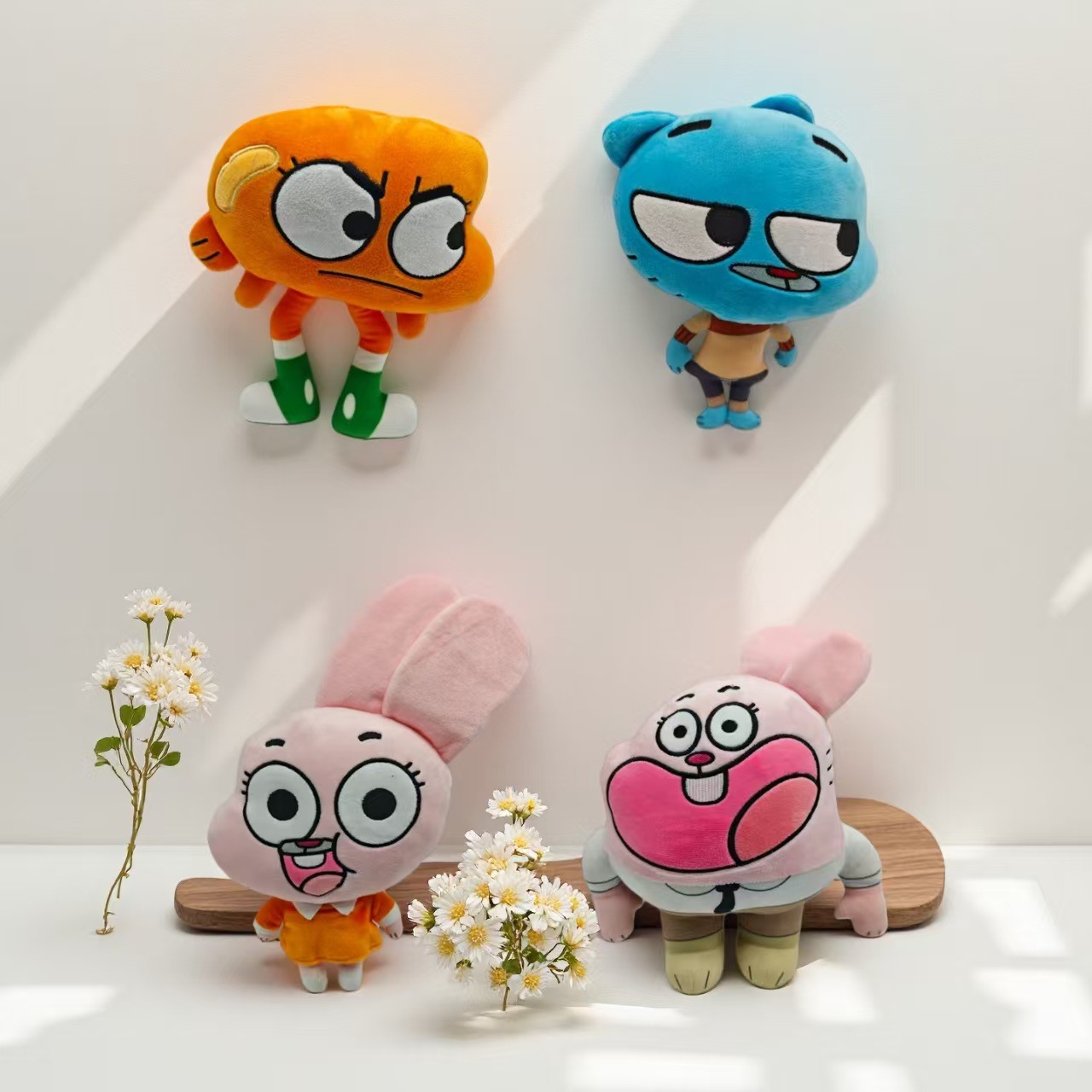 Cross-Border Hot-Selling New Product: World of Gumball, the Amazing World of Gumball, Anime-Related Plush Toys
