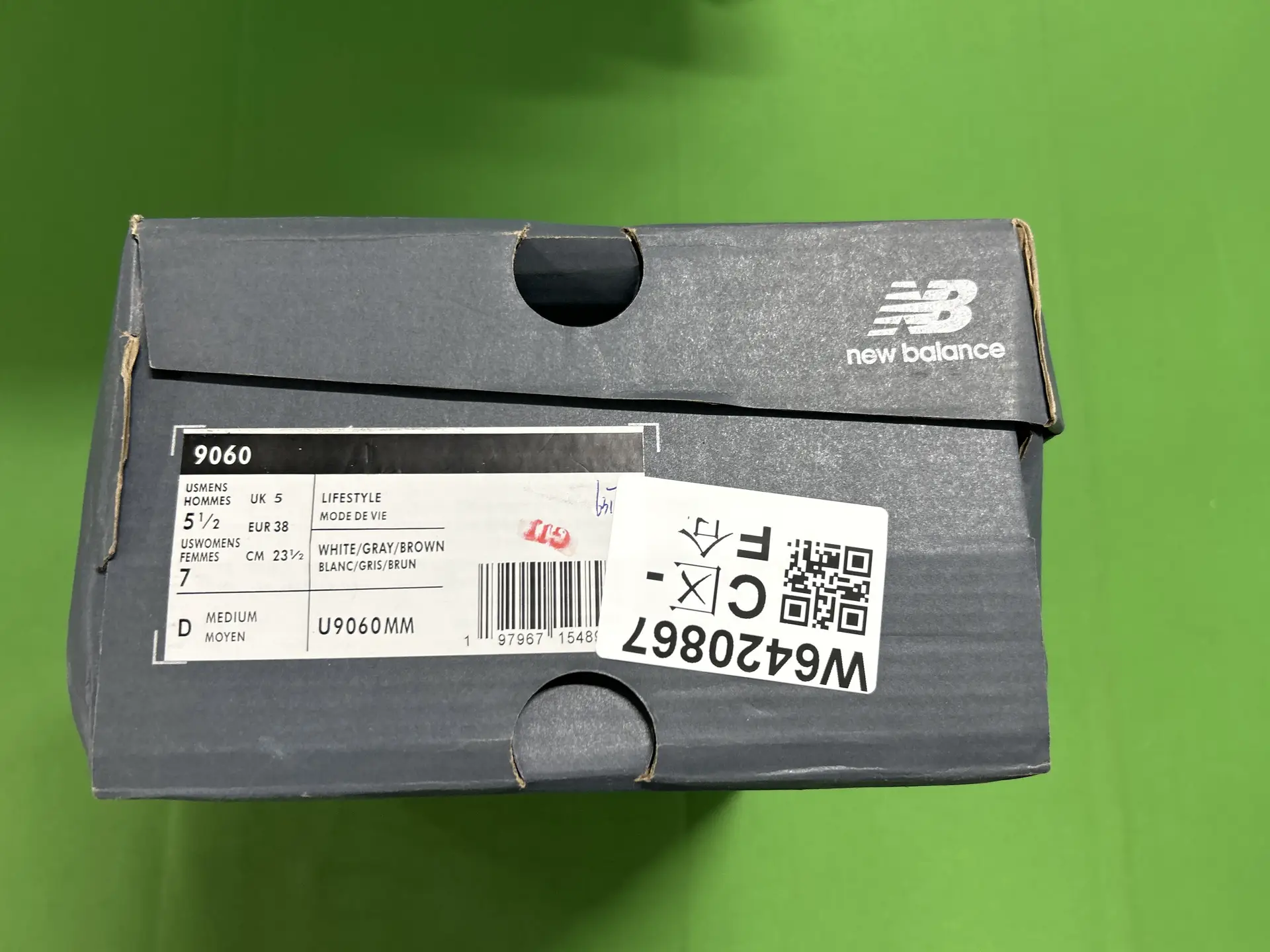 New Balance 9060 WHITE/GRAY/BROWN