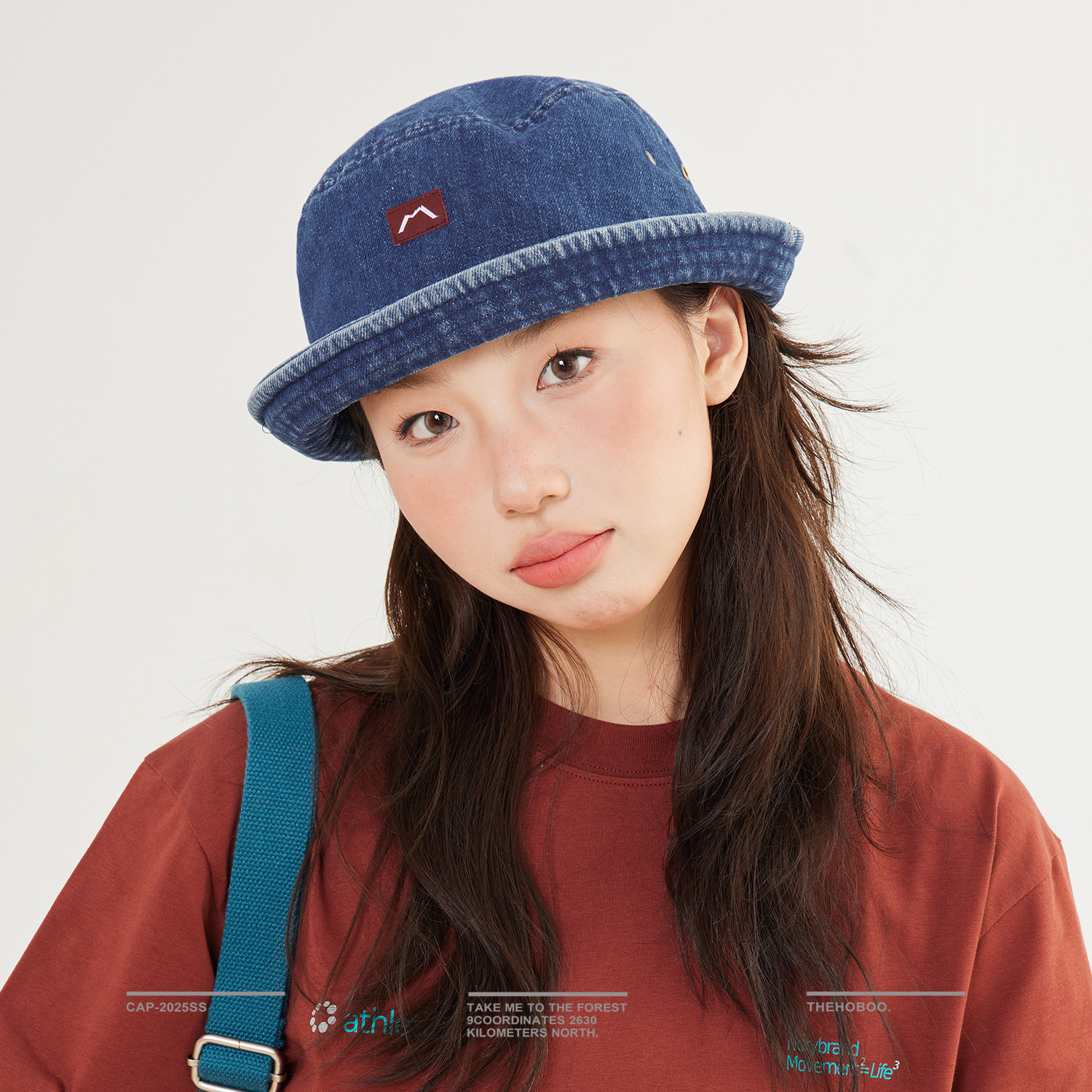 Heavy-Duty Washed Denim Fisherman's Hat for Women, Spring and Summer Sun Protection, Slimming Casual Bucket Hat, Versatile Trendy Hat, New Autumn Style