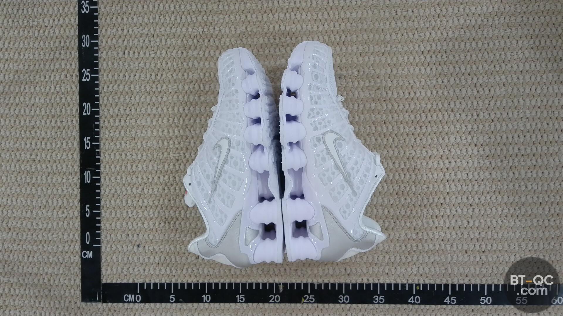 Nike Shox AR3566-003 White Silver Sneakers QC