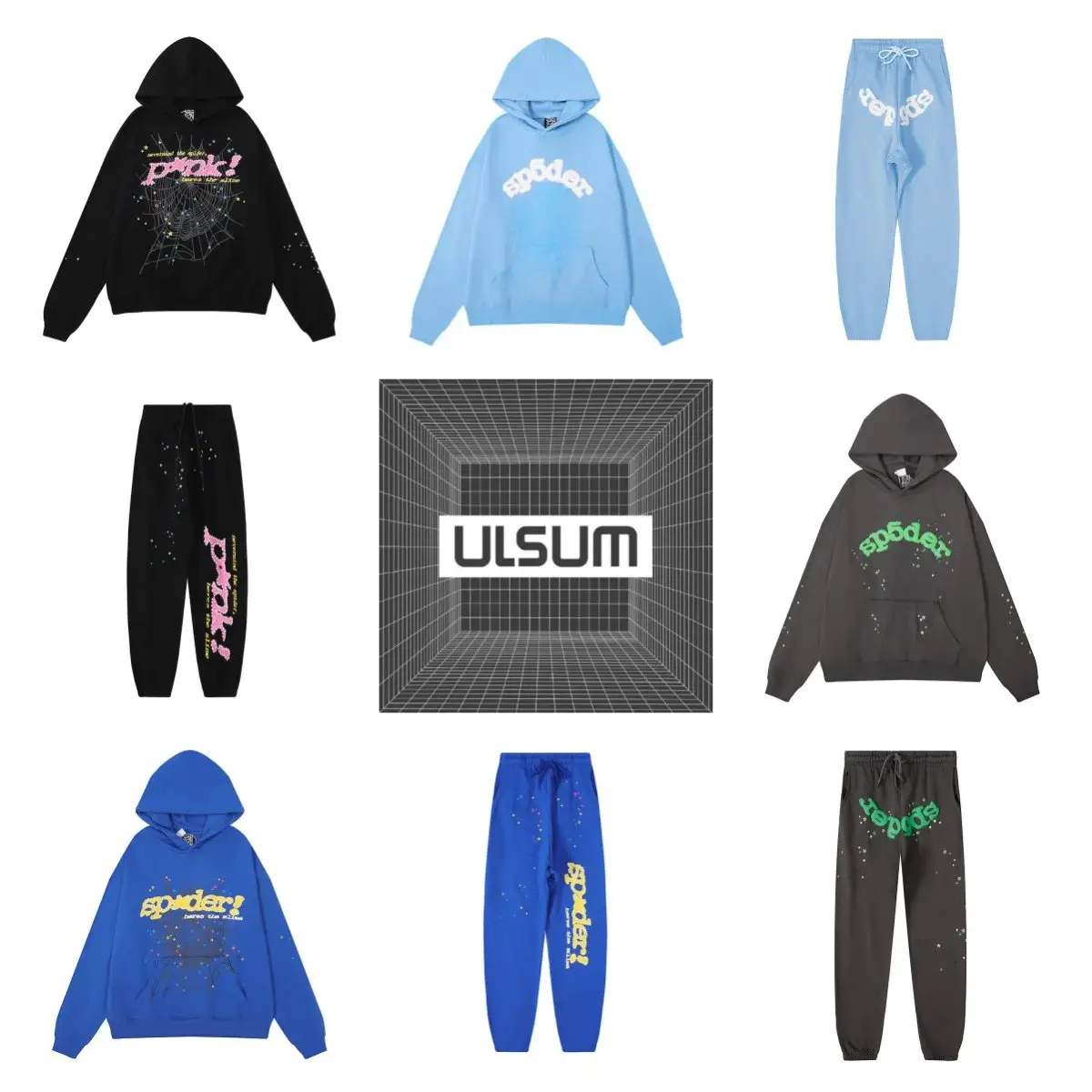 2025ss Sp5der，hoodie