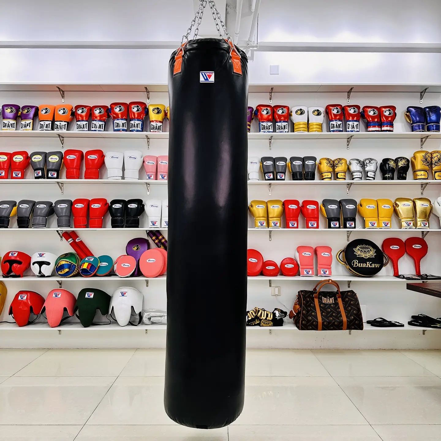 Winning Punching Bag Grant Boxing Gloves Boxing Sandbag Hanging Type Professional Fighting Muay Thai Fighting Ball Pear-Shaped Solid