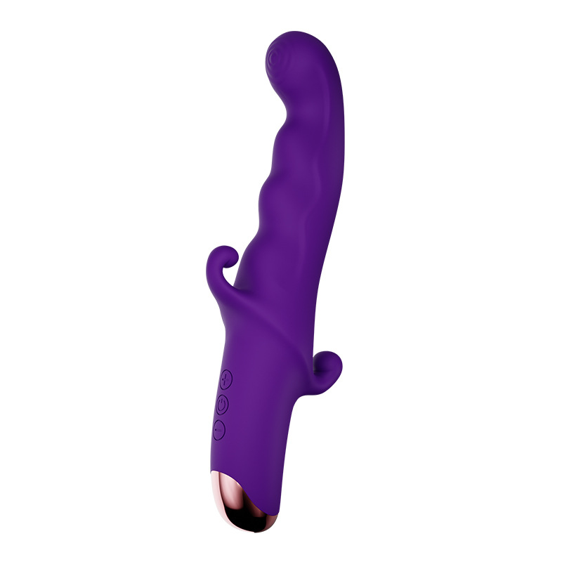 Multi-frequency vibrating silicone massage stick vibrating stick sex toy vibrators women's masturbate
