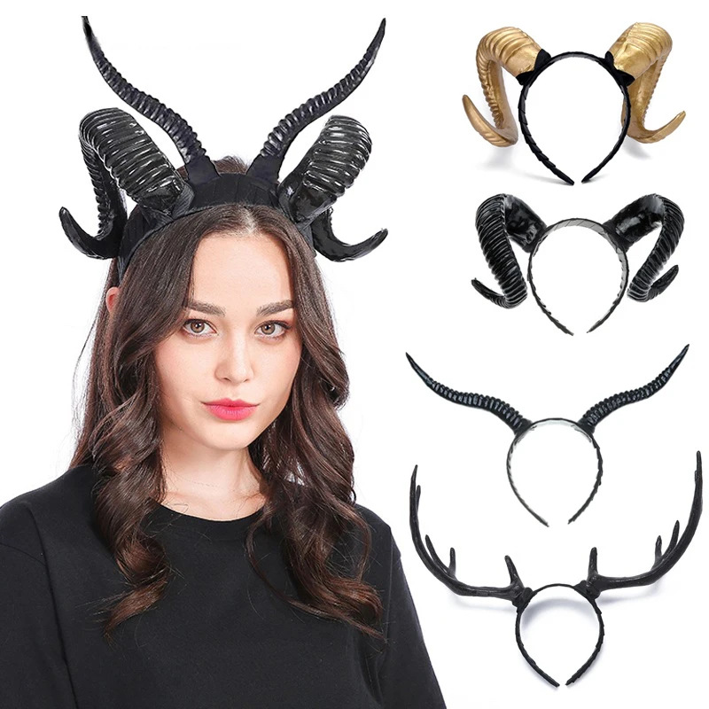 Exaggerated Antler Headband for Christmas, Halloween, and Easter; Wholesale Antler-Style Hair Accessory