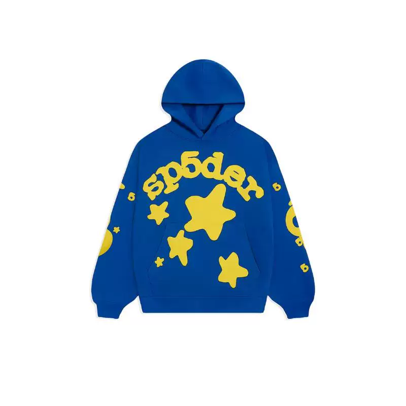 Original Development Sp5Der Beluga Hoodie Tc Blue Spider Hoodie Spider Sweatshirt