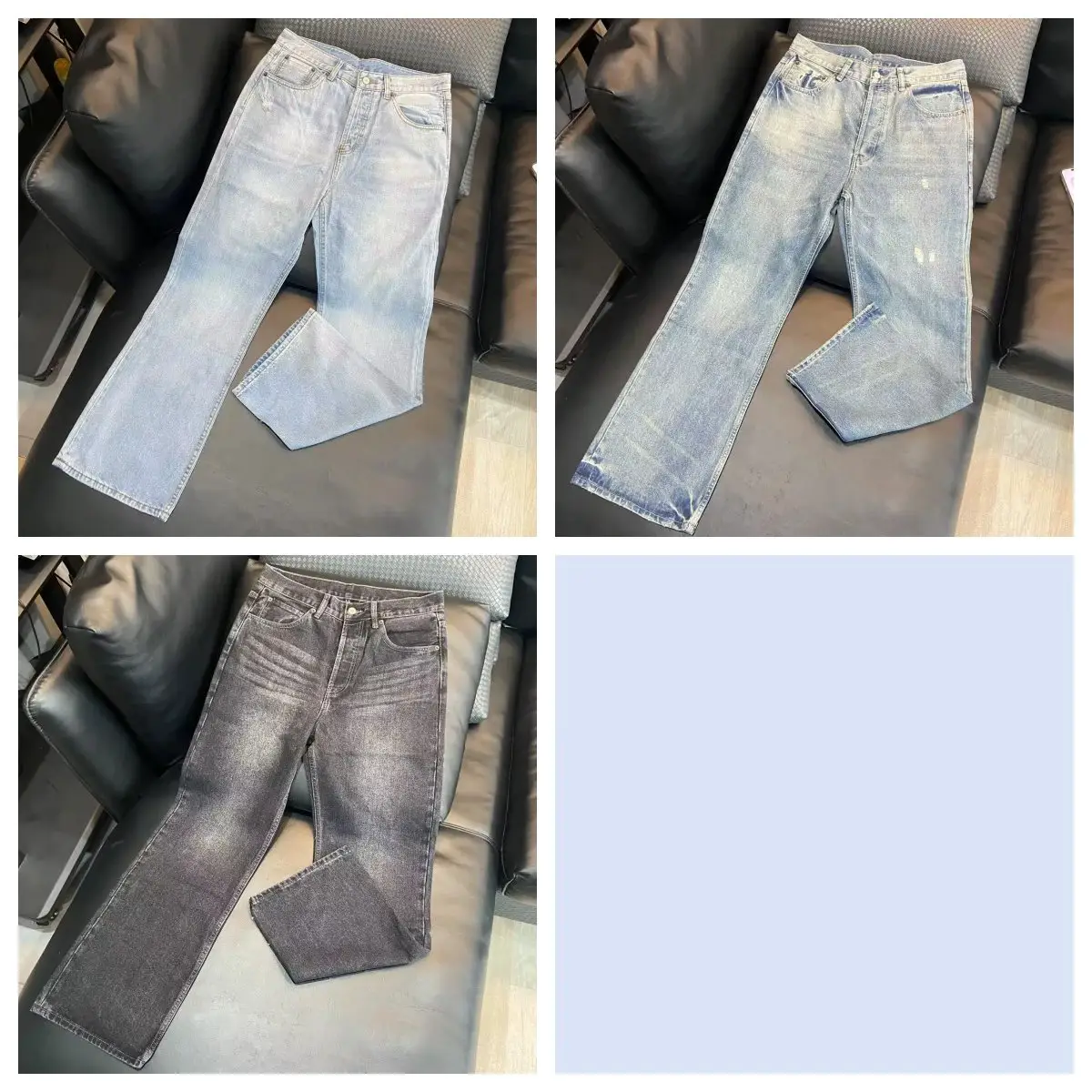 acne三色洗水潮流牛仔裤TH