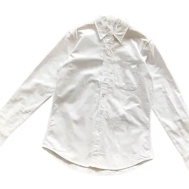 Left Small Size White Button Five-Color Corduroy Shirt 88010549