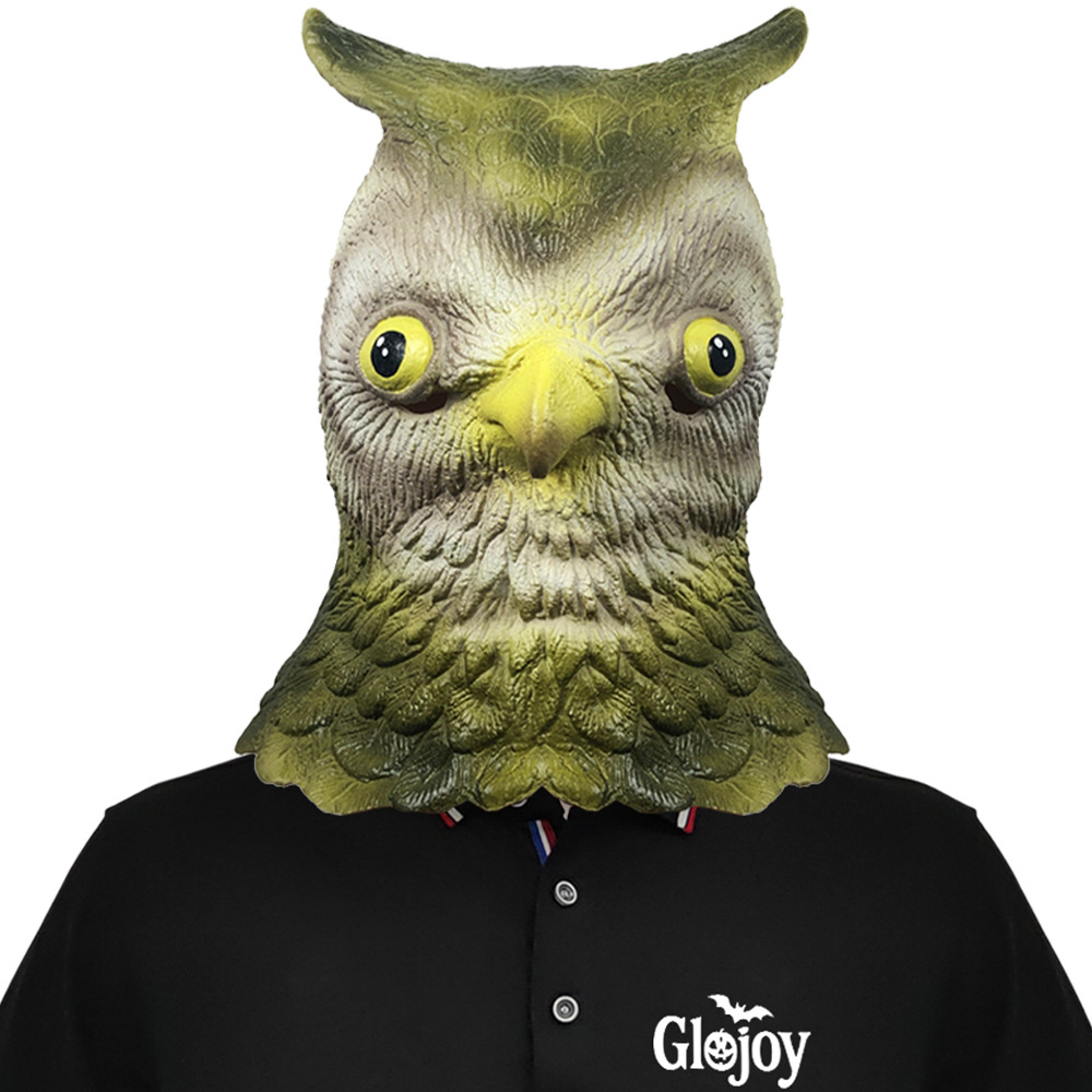 Cute Owl Funny Animal Headgear Masquerade Cross-Border Live Broadcast Mask Halloween Party Performance Props