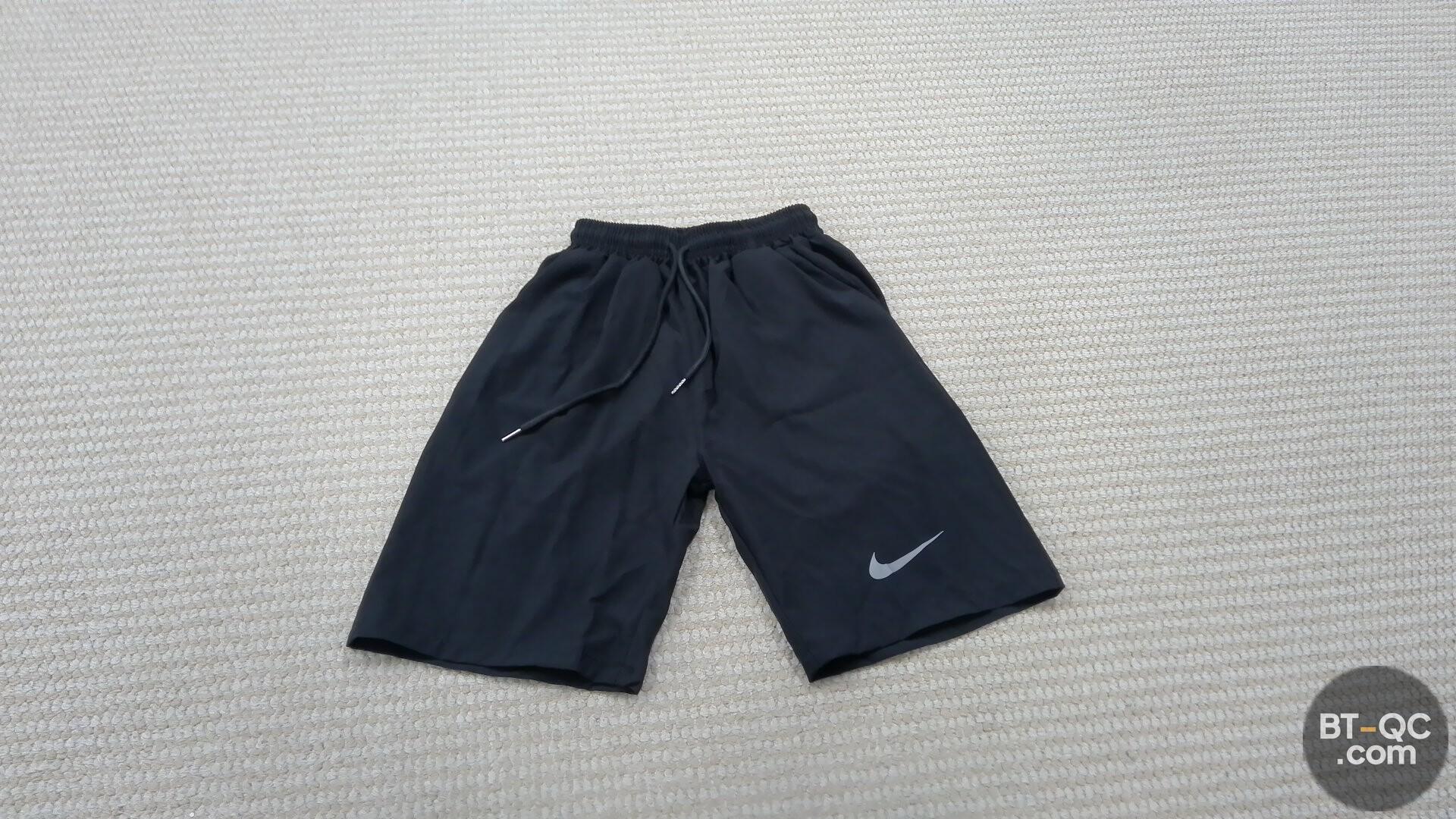 Nike Men's Black Shorts and White T-Shirt Set QC
