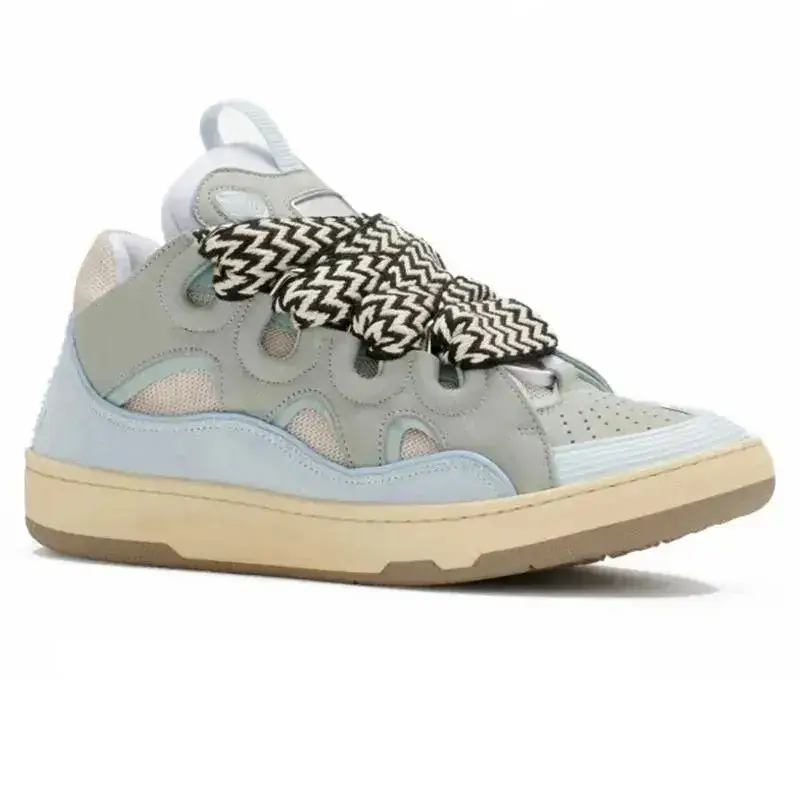 Lanvin Curb Sneakers Light Grey Blue