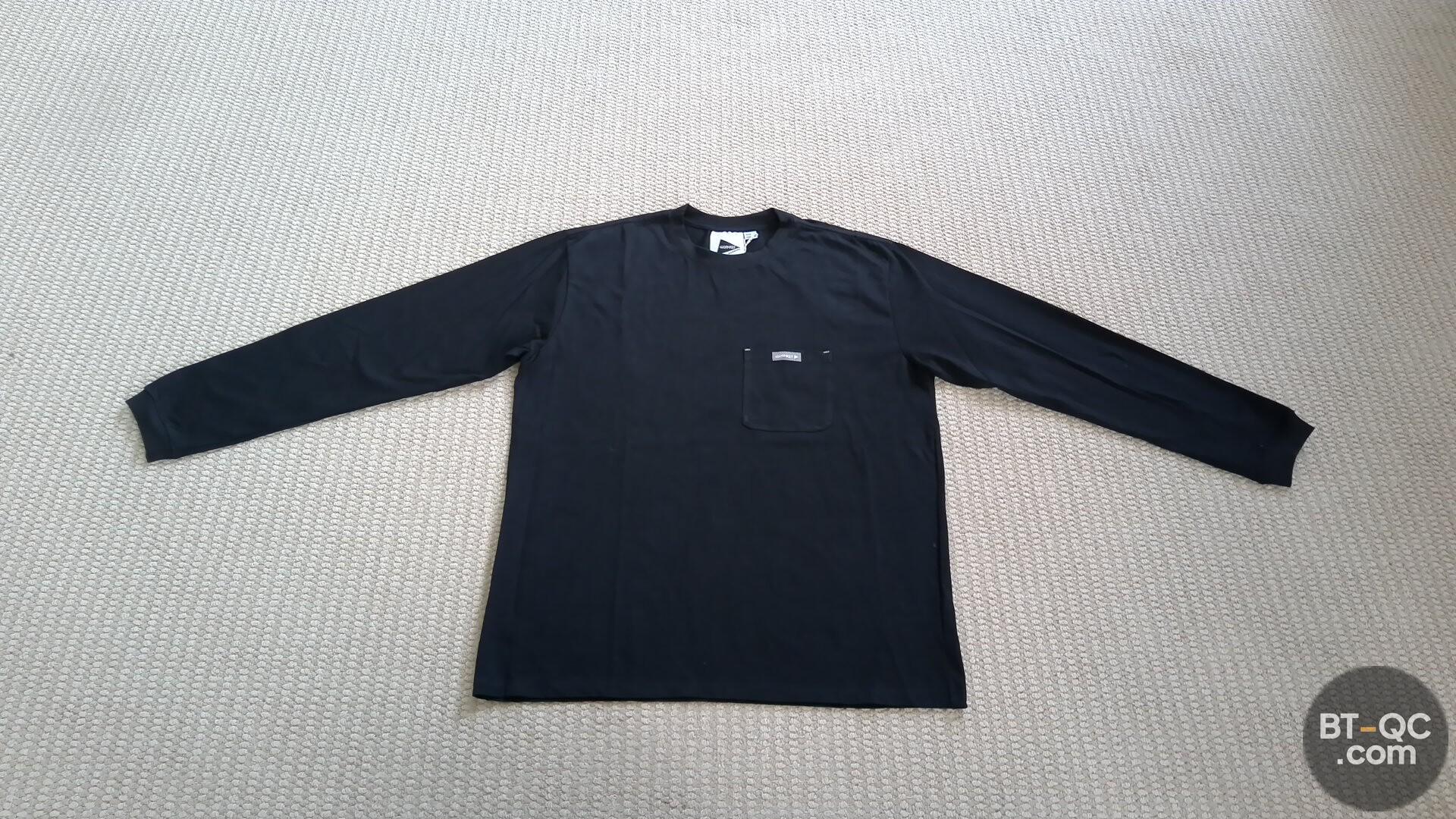 Gramicci x and wander Long Sleeve T-Shirt Black QC