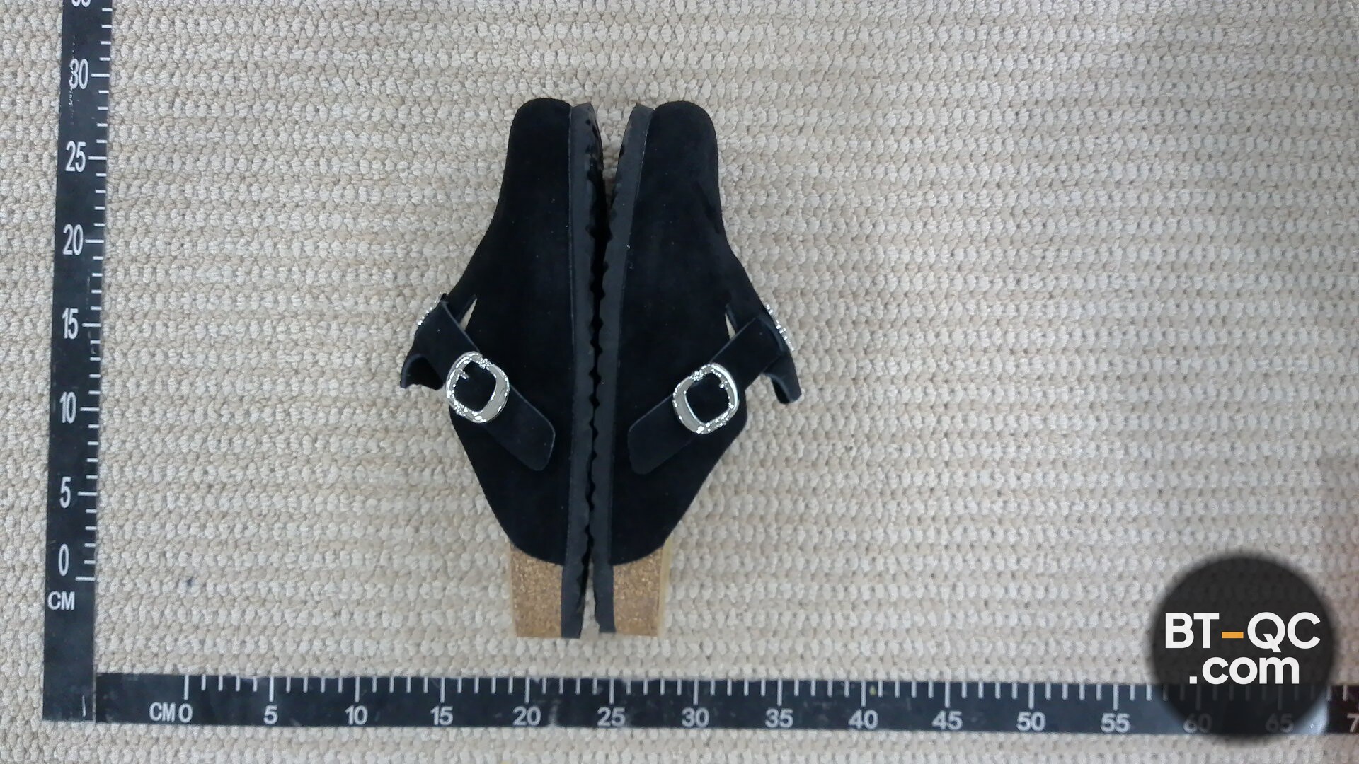 Birkenstock Arizona Soft Footbed Black Suede Sandals QC