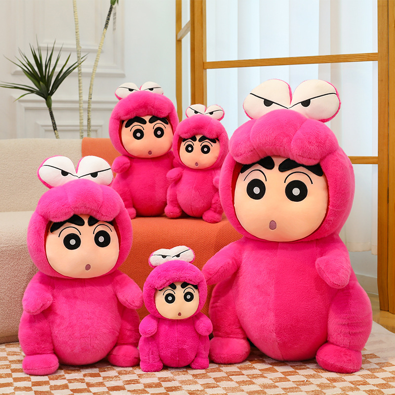 Explosive Crayon Cartoon Backpack New Crocodile Penguin Plush Toy Children's Birthday Gift Ornaments Anime Trendy Play