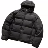 Left-Sided Embroidery, Small Size, Vertical Zipper, Two-Color Hooded down Jacket 88072102 Foto QC de TAOBAO na Qualit.ly