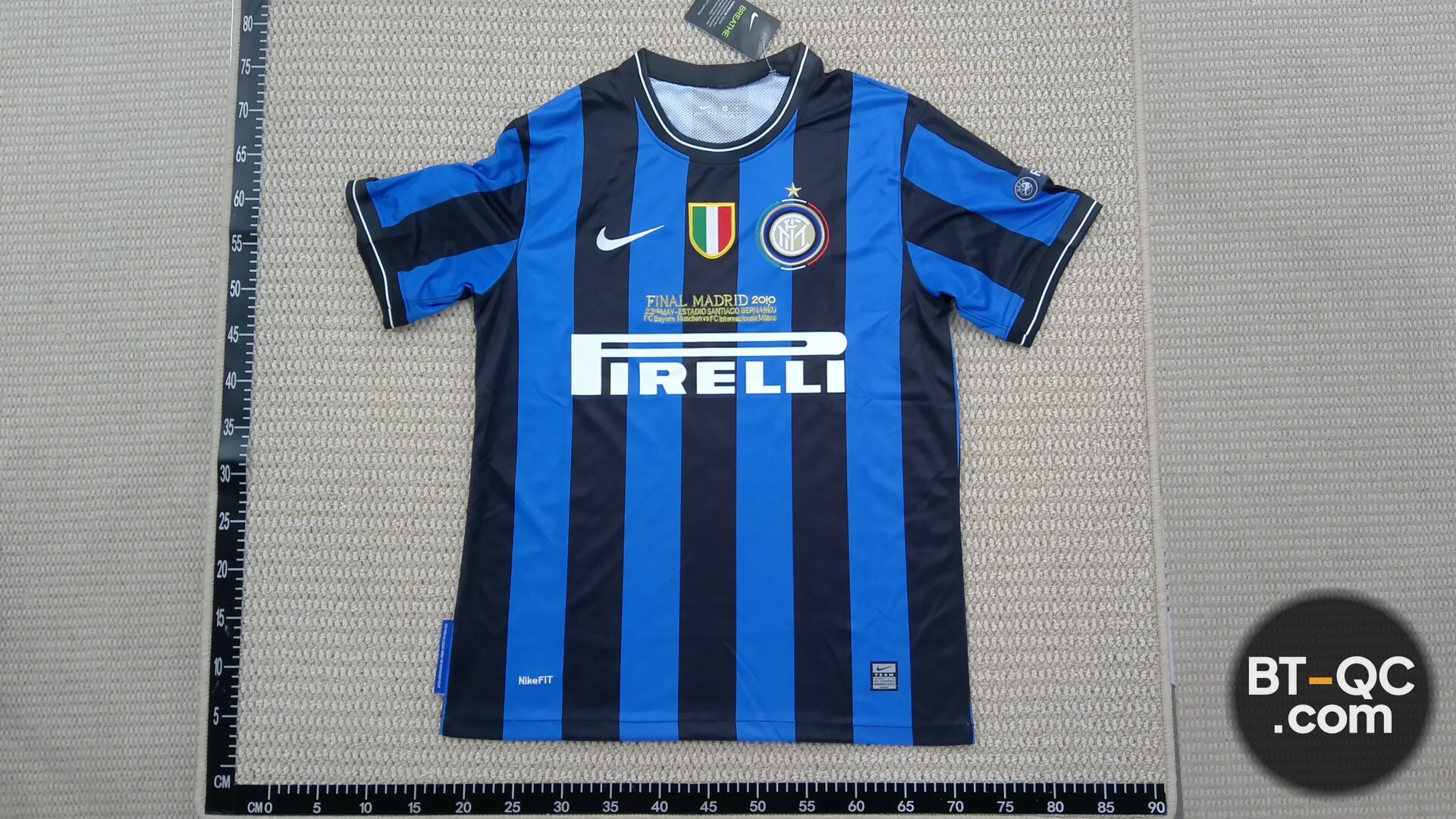 Nike Inter Milan 2010 Champions League Final Jersey QC