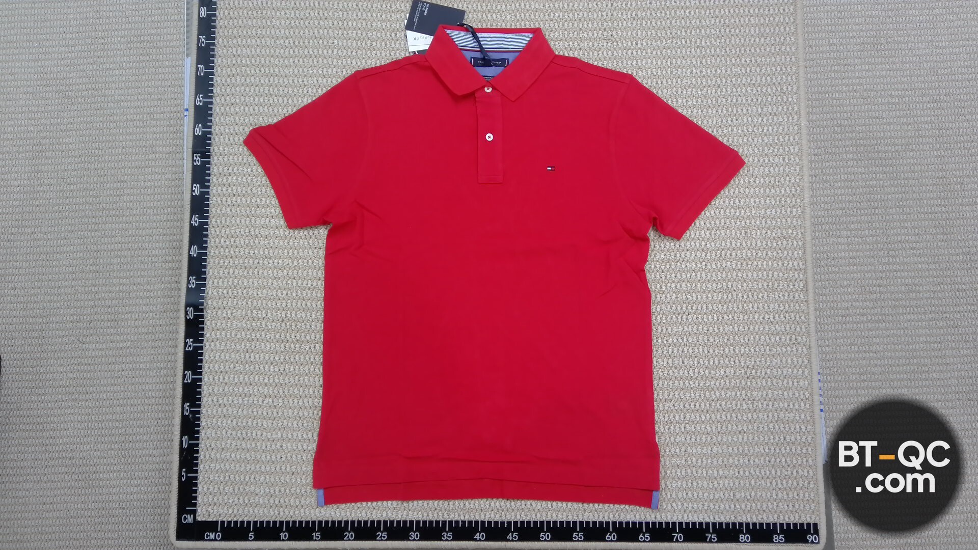 Tommy Hilfiger Red Polo Shirt QC