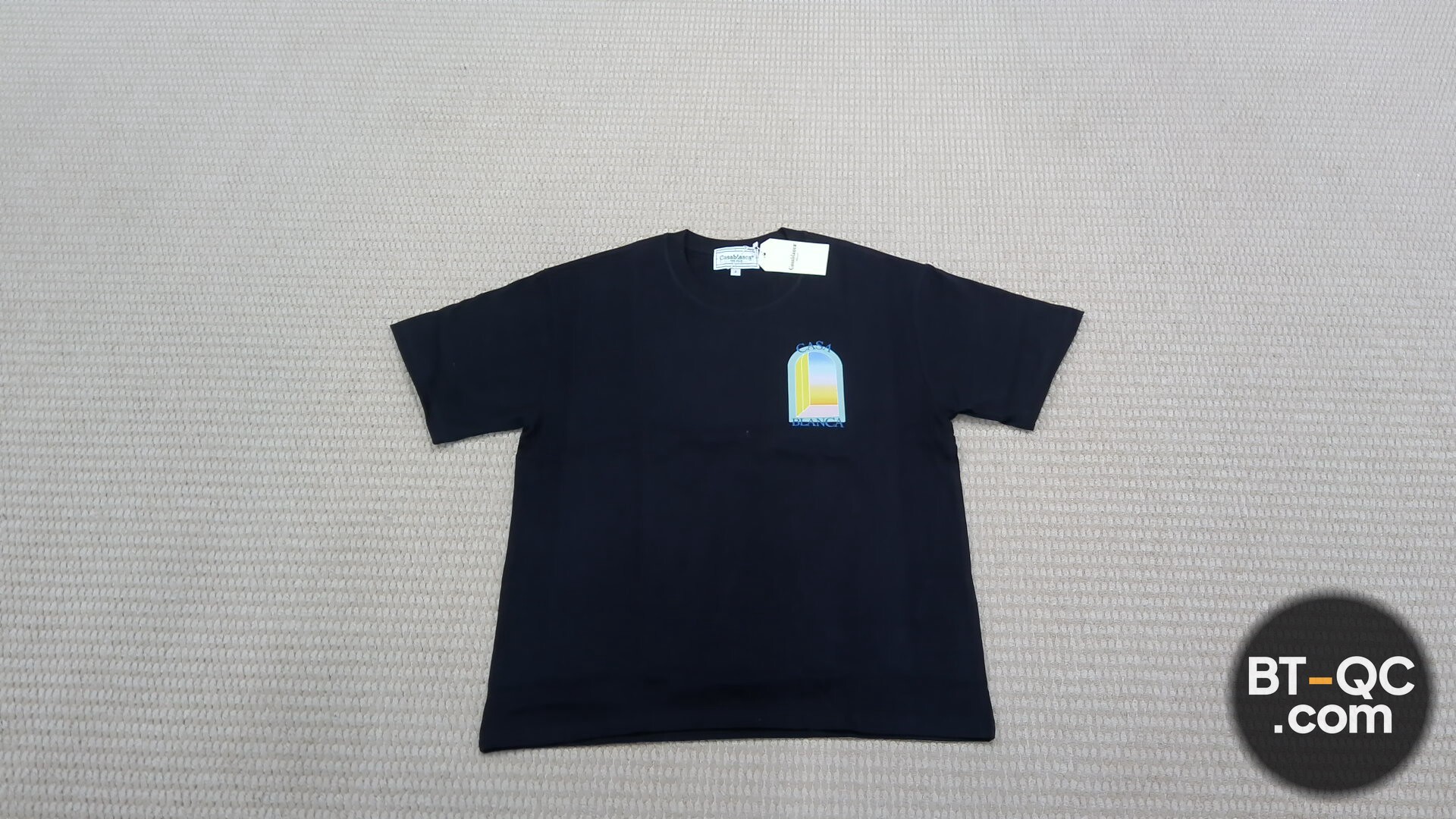 Casablanca Tennis Club T-Shirt Black QC