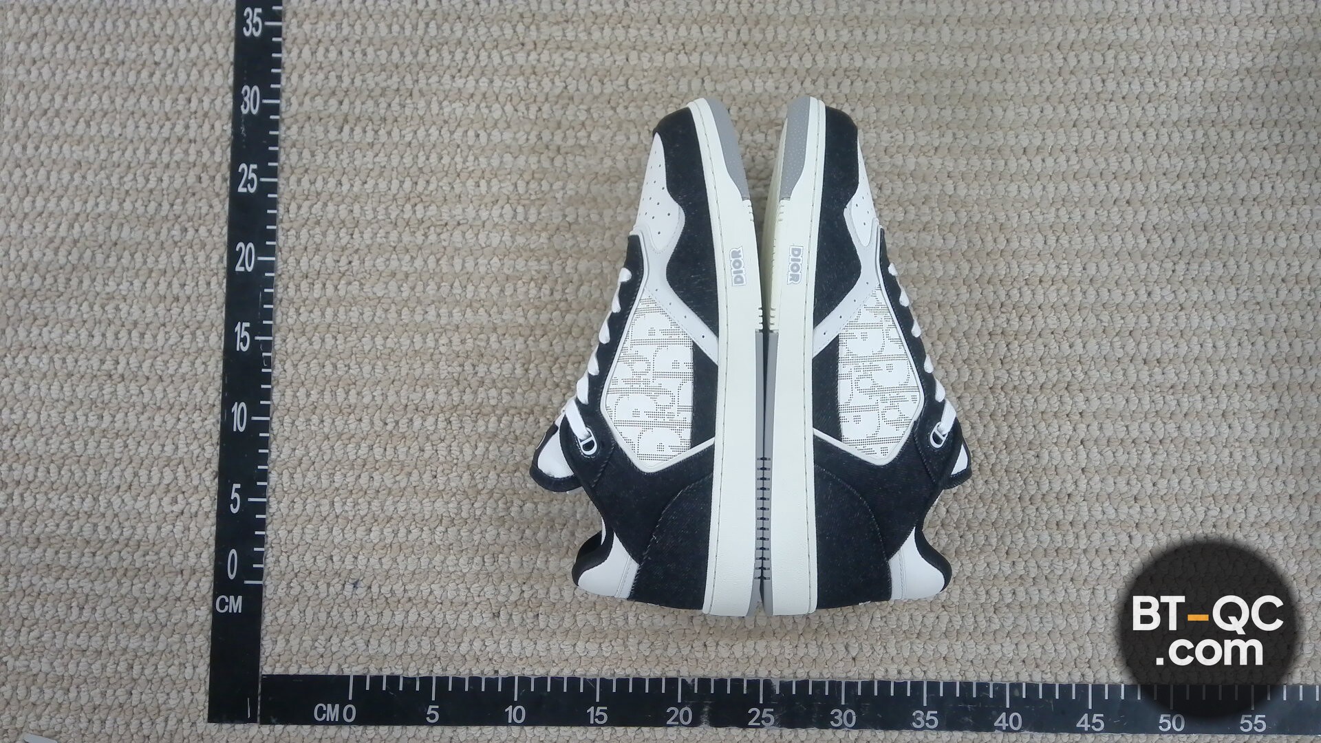 Dior B23 Sneakers Black White QC