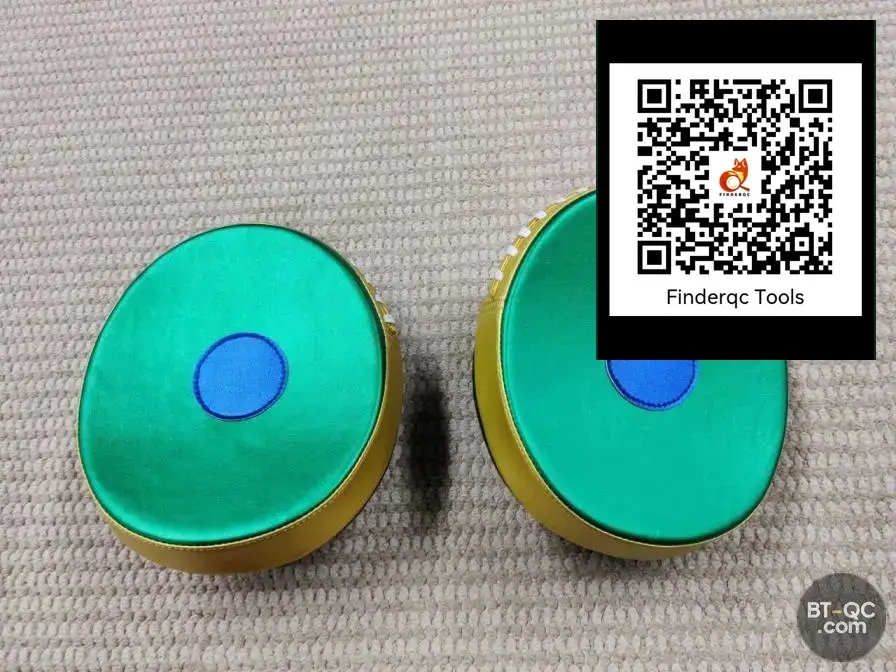 B2 Winning Punch Mitts Green Blue Target