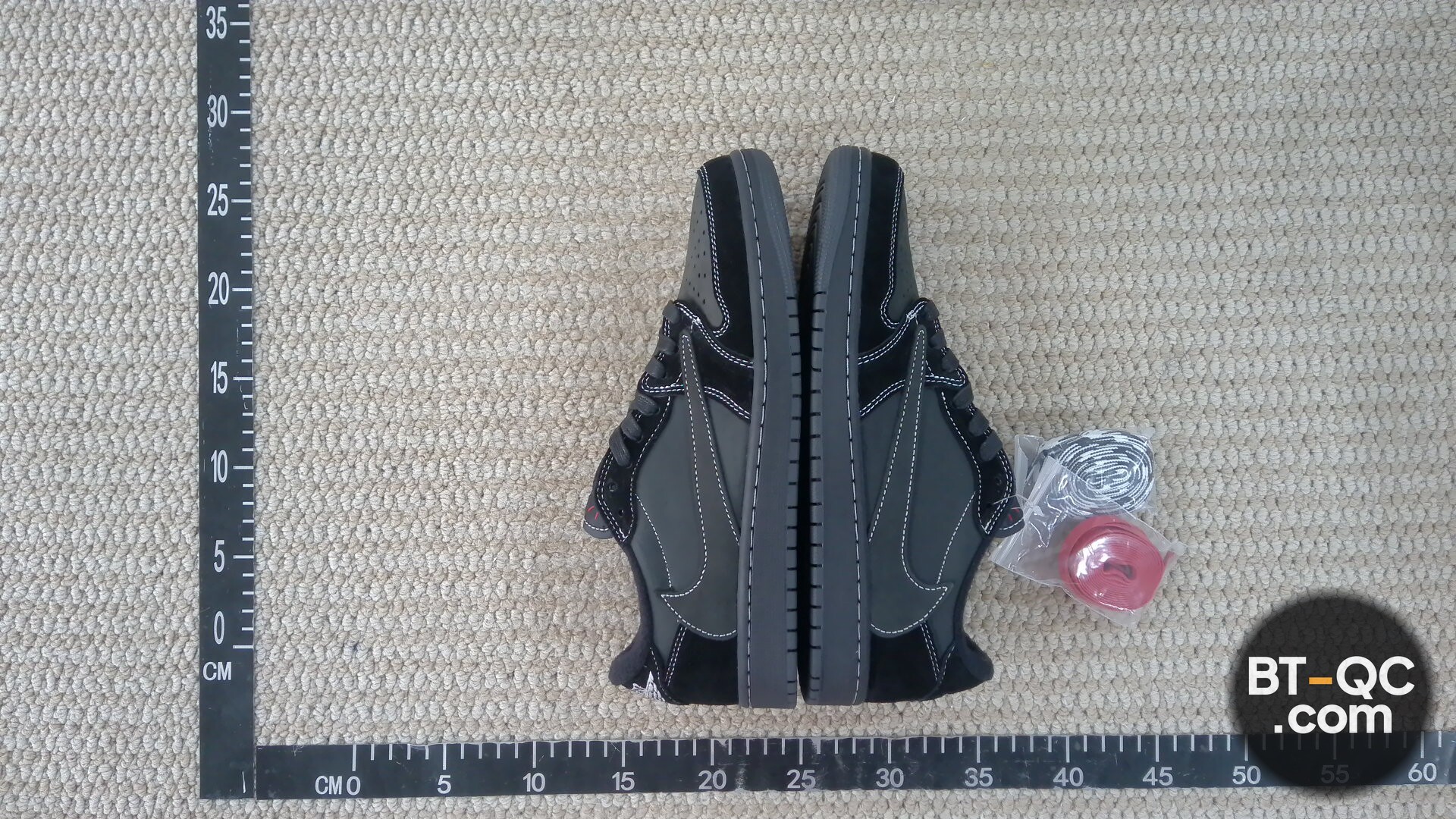 Nike Air Jordan 1 Low Black White Sneakers QC